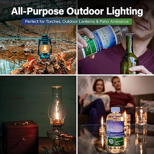 Miniatura 7 de Firefly Combustible de aceite Kosher seguro y verde para lámpara, no tóxico, biodegradable, prácticamente inodoro, alternativa a parafina, uso en