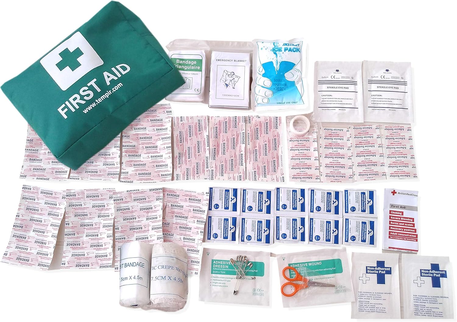 kit di emergenza per il disastro con maschera