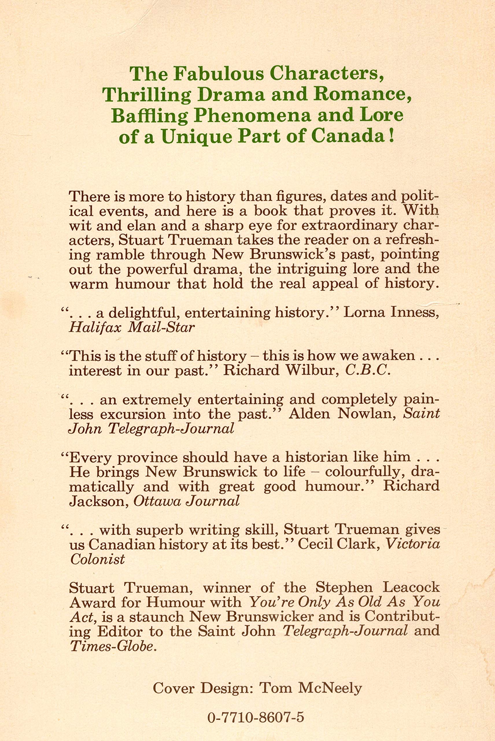 Intimate History of New Brunswick Trueman, Stuart - PT01