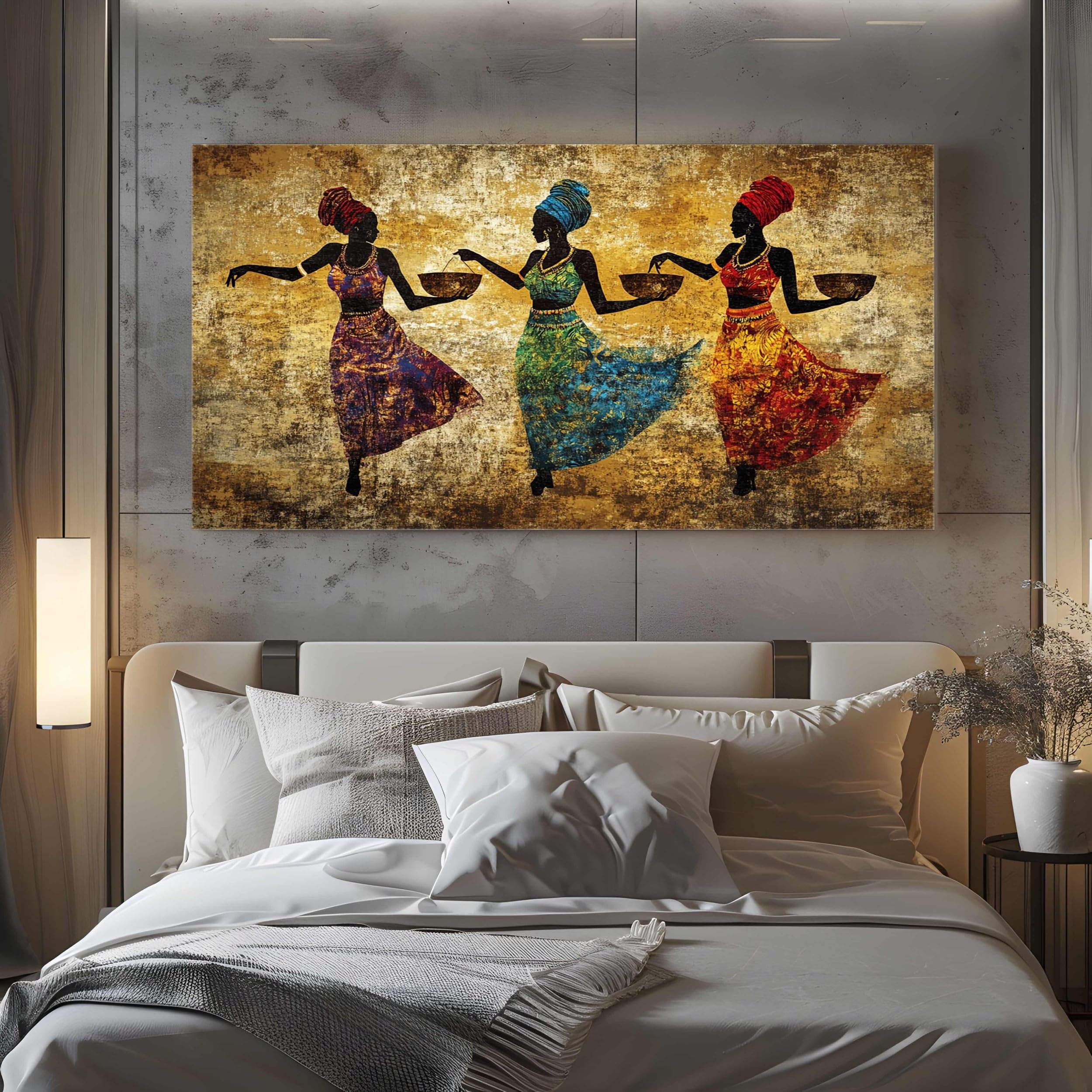 ZORYAN Quadri da Parete Moderni per Soggiorno Donne Senza Cornice 80x160 cm