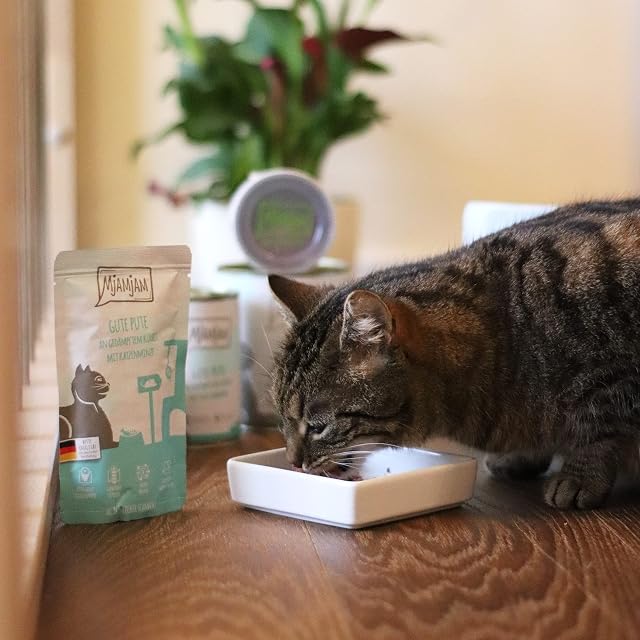 Foto 2 de 7 de MjAMjAM - comida húmeda premium para gatos - Quetschie