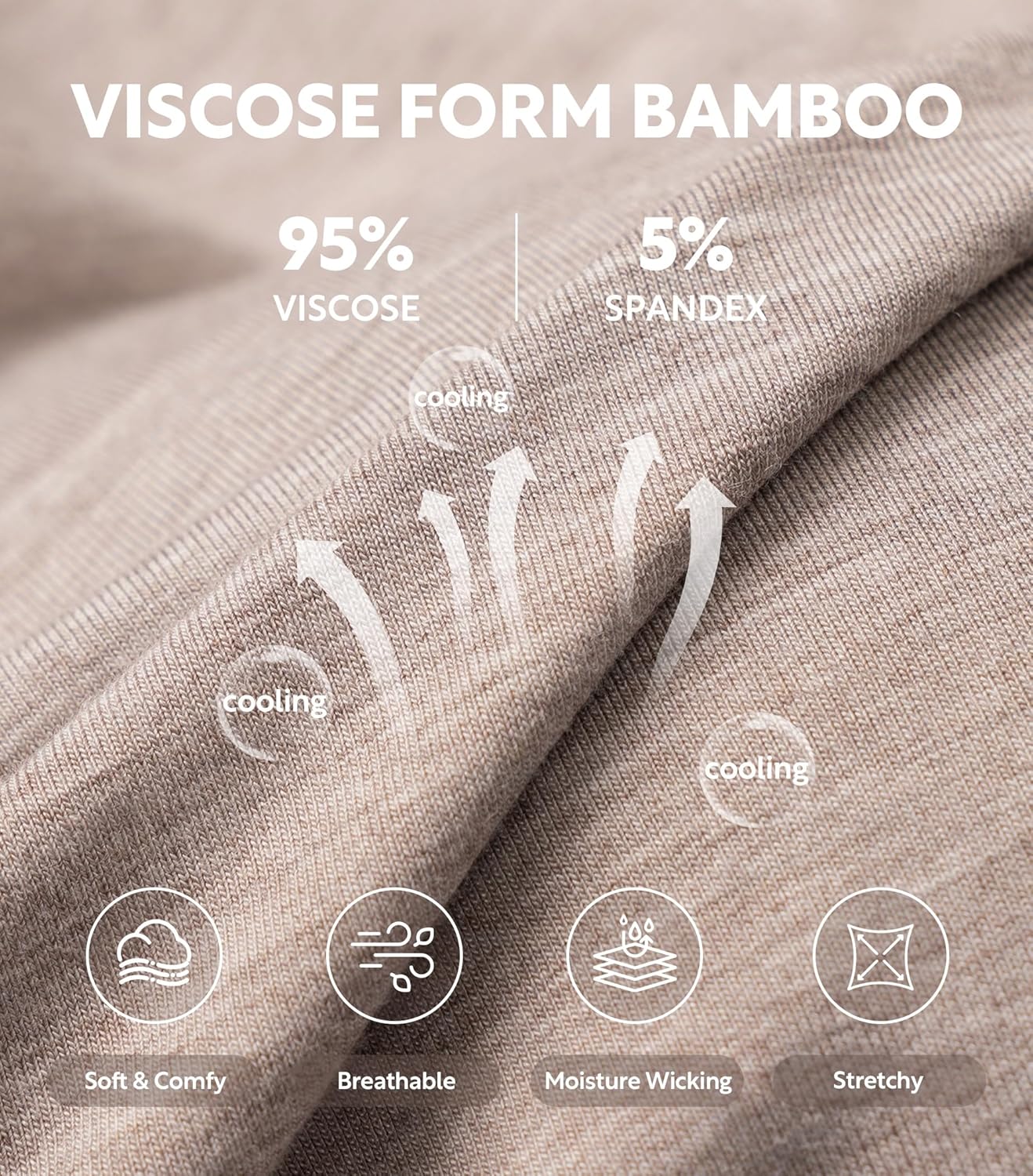 DAVID ARCHY Viscose from Bamboo Pajama Set for Women SuperSoft Short Sleeve Lounge Sets Cooling Summer Comfy 2 Piece Pj Sleep - Image 5