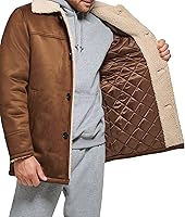 Vista 4 de Calvin Klein Chaqueta de piel de oveja sintética para hombre
