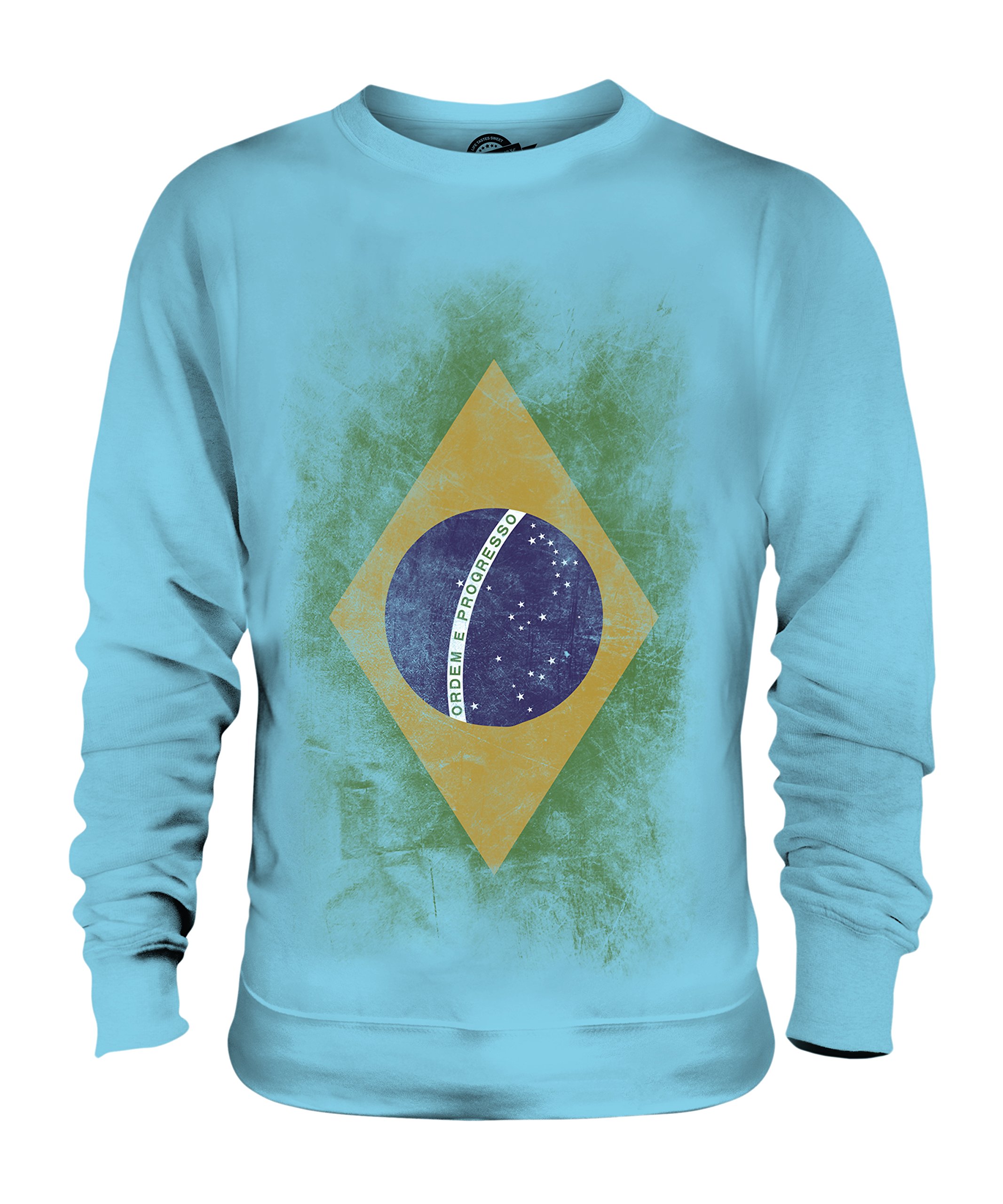 Sweat-Shirt Brésil Unisexe à Motif Dégradé Haute Définition - 3