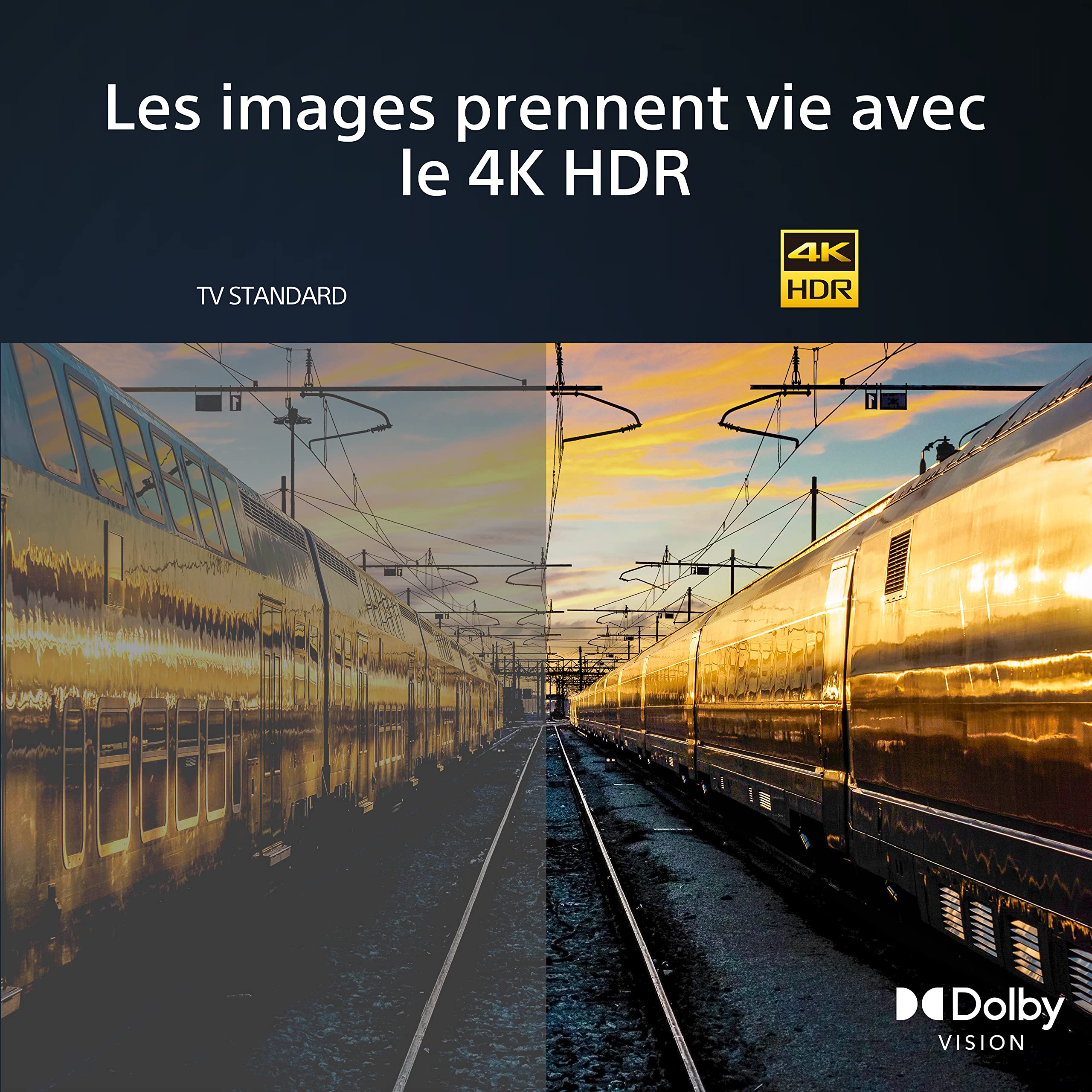 Sony Television Bravia KD-65X75WL : 4K Ultra HD LED | HDR | Google | Pack ECO | BRAVIA Core - Design Signature Sony [Classe énergétique F]