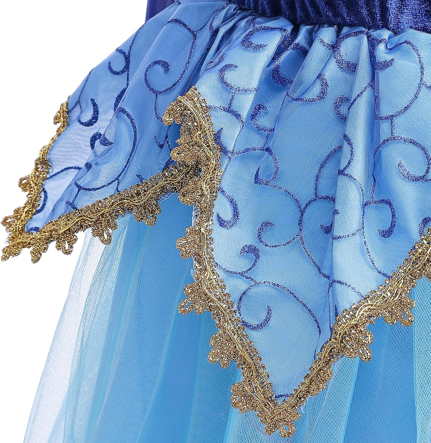 Dressy Daisy Beauty Princess Costume Dress Up Toddler Little Girls Halloween Birthday Party Fancy Ball Gown - Image 4