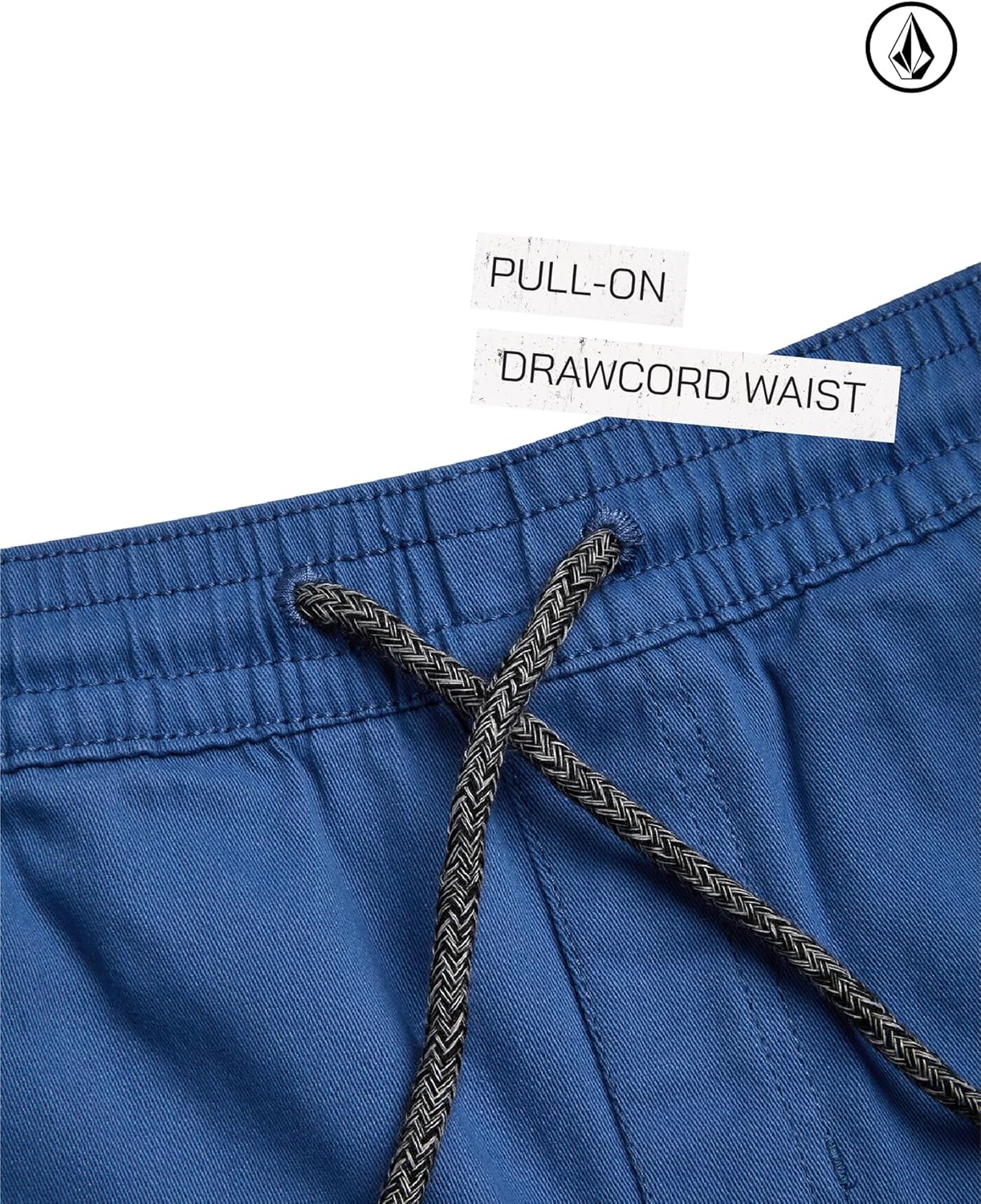 Volcom Boys Shorts - Stretch Twill Flat Front Pull On Chino Shorts for Boys - Casual Uniform Golf Short with Drawcord Waist - Image 3