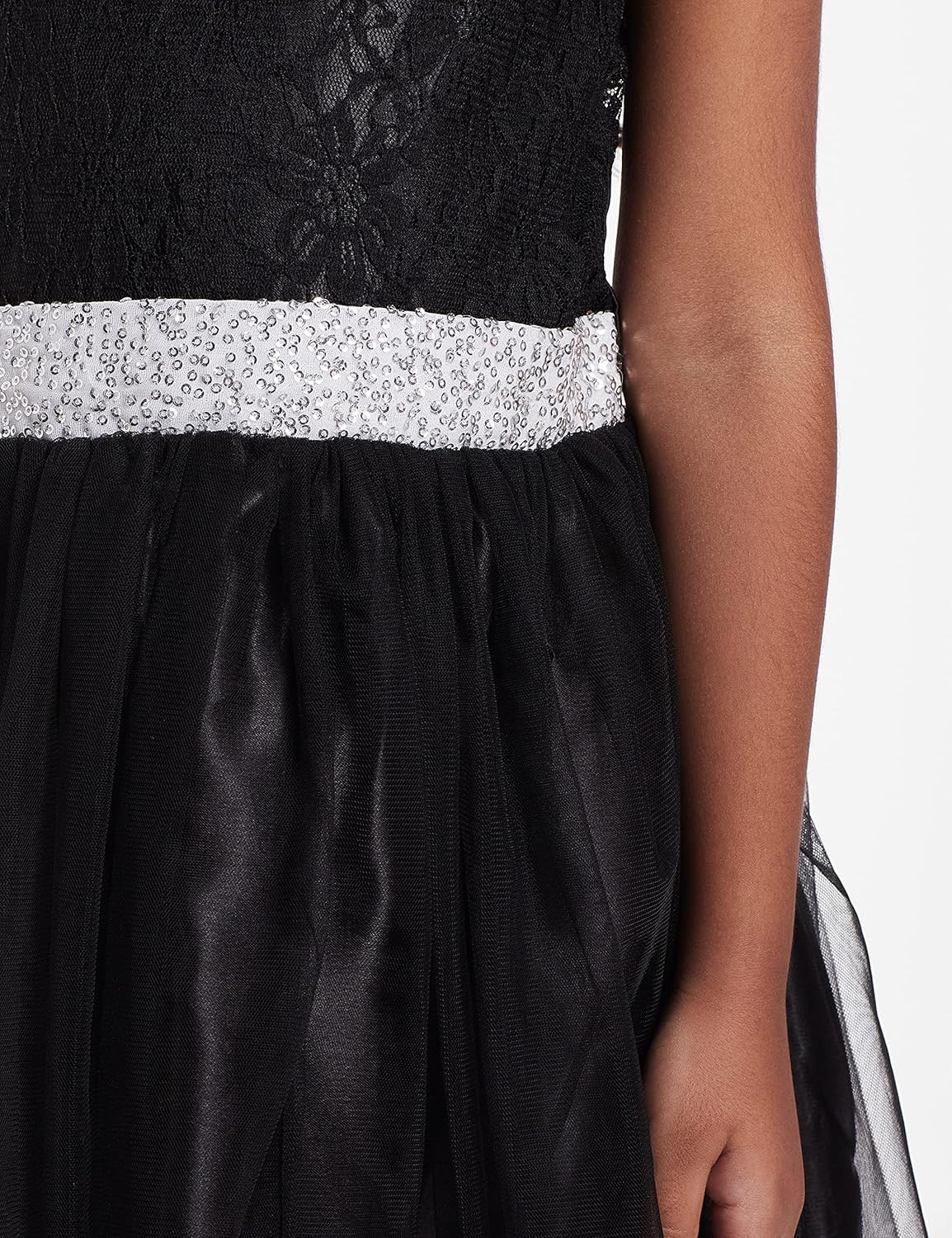Amazon Brand - Jam & Honey Girl's Polyester Fit & Flare Knee Length Dress (JHAW20GPDRS18_Black_8 9 Years) offers donot miss 6 Amazon Brand - Jam & Honey Girl's Polyester Fit & Flare Knee Length Dress (JHAW20GPDRS18_Black_8 9 Years) offers donot miss