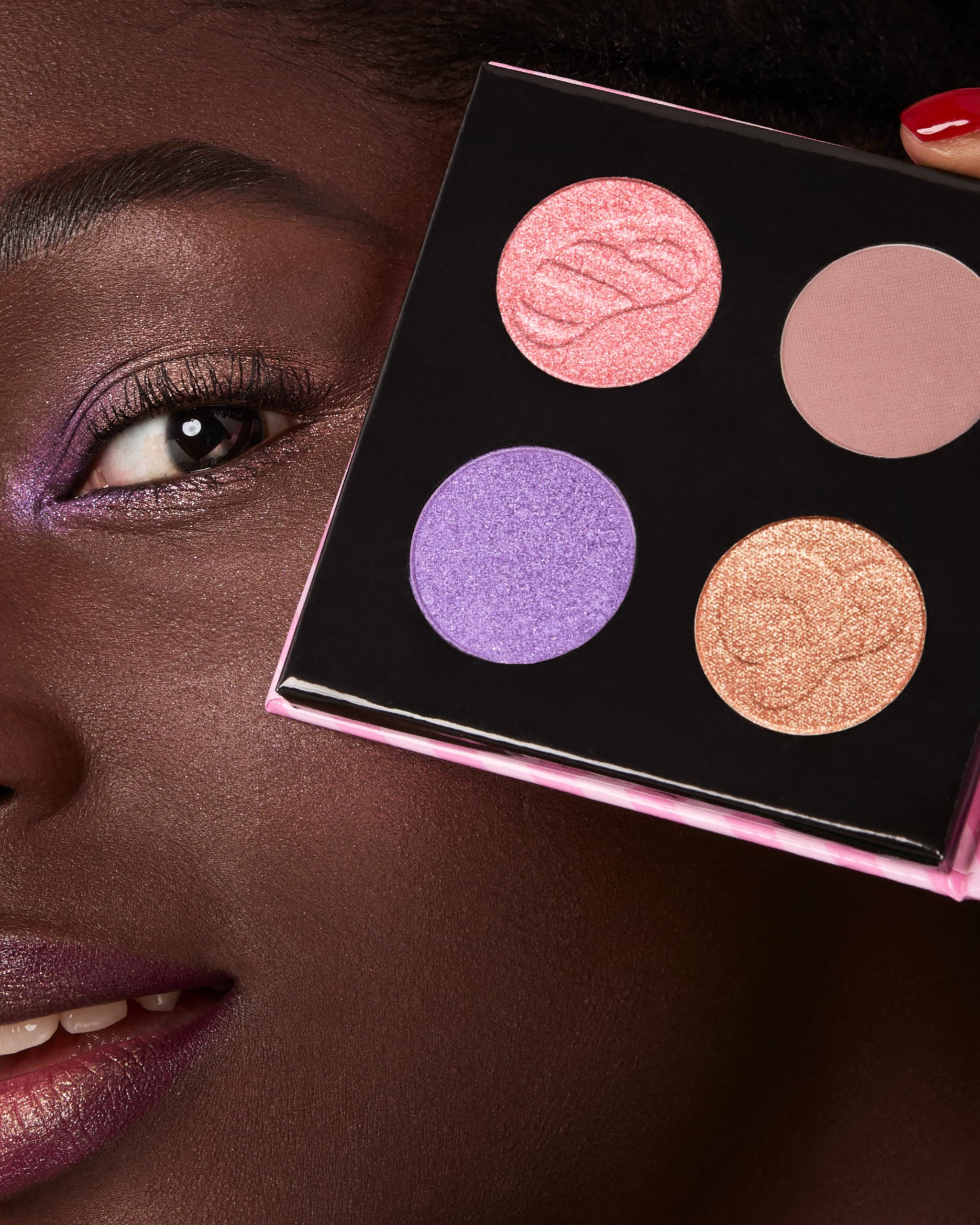 KIKO Milano Candy Crush™ Multi Finish Eyeshadow Palette 03, Palette Con 4 Ombretti Dal Finish Opaco, Metallico E Brillante