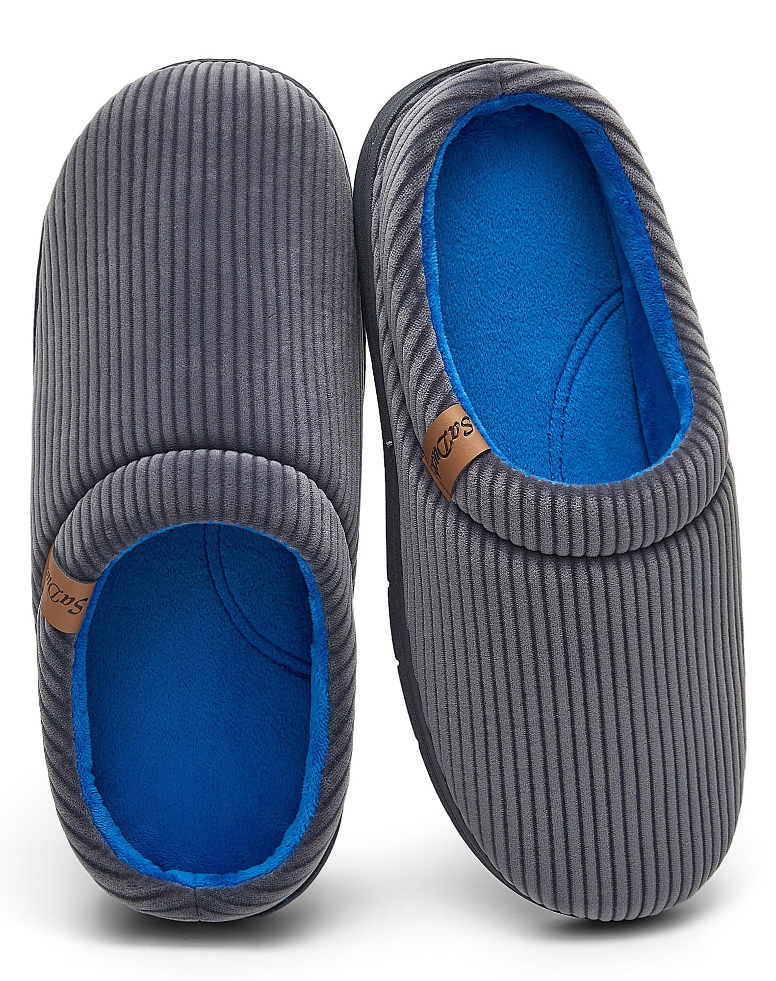 Men's Two-Tone Slippers with Arch Support