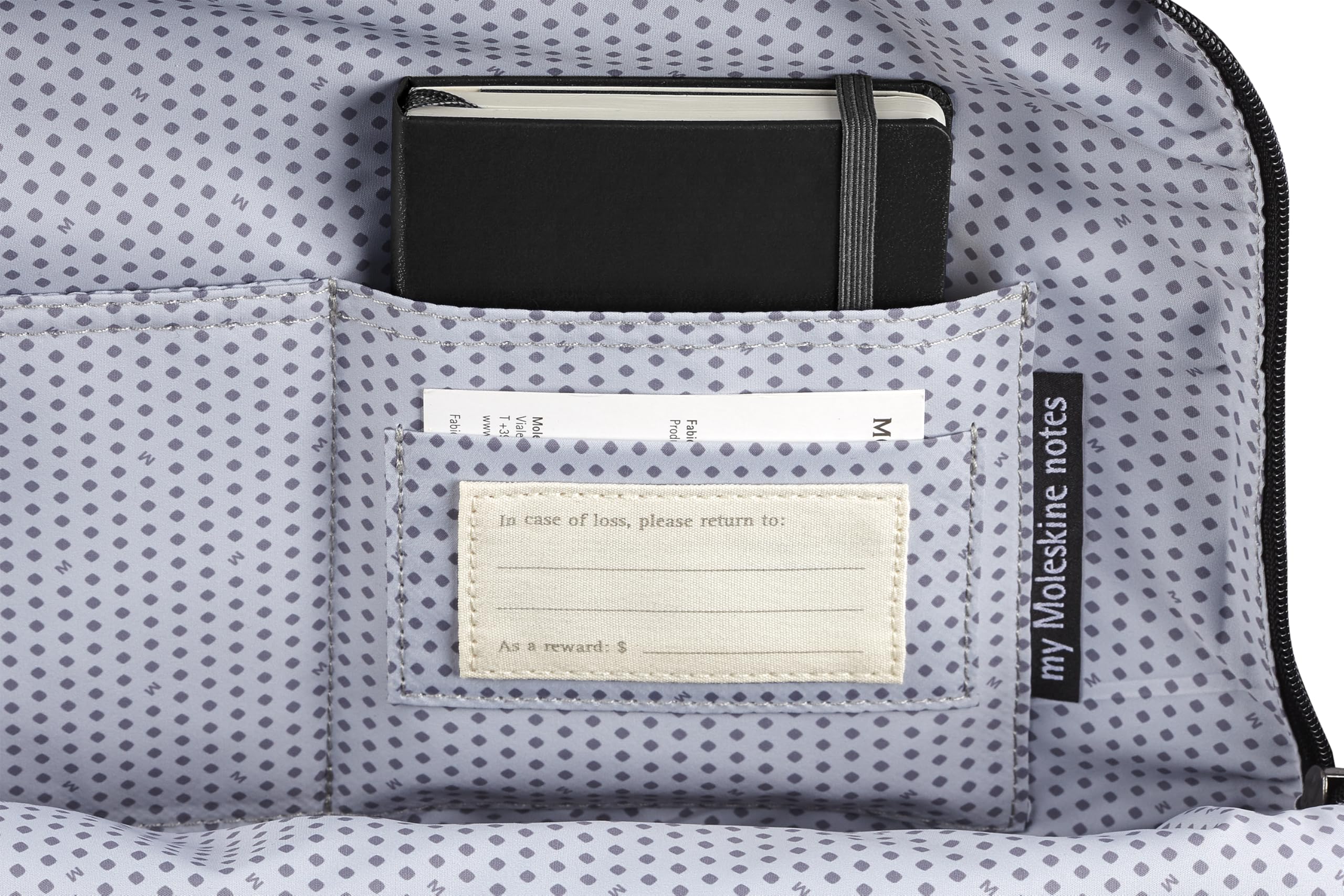 Moleskine Zaino PRO Collezione Classic, Zaino Professionale Porta PC Compatibile con Laptop, iPad, Notebook fino a 14'', 30 x 41 x 12 cm, Nero