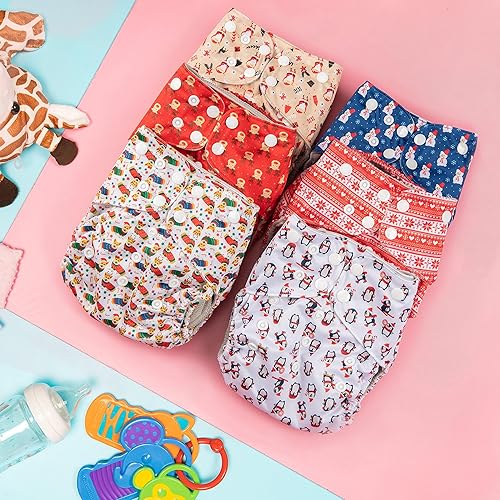 Miniatura 3 de Simple Being Pañales reutilizables de tela para bebé tamaño ajustable doble refuerzo funda impermeable paquete de 3 con 3 insertos DC Batman Classic