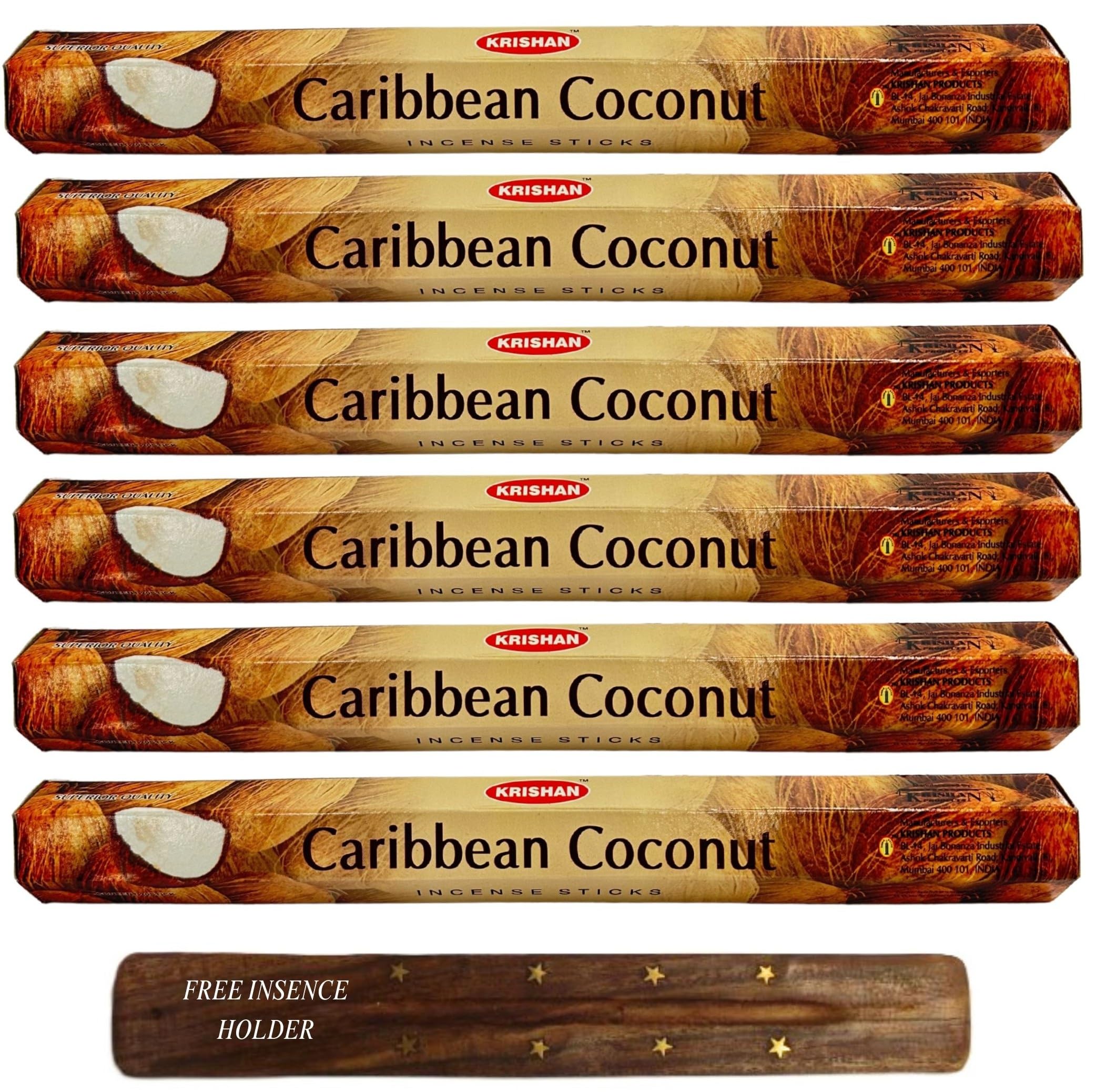 Exotic Fruit Fragrance Incense Sticks Various Assorted Perfume Scented Room Aroma 120 Joss Stick (Coconut)