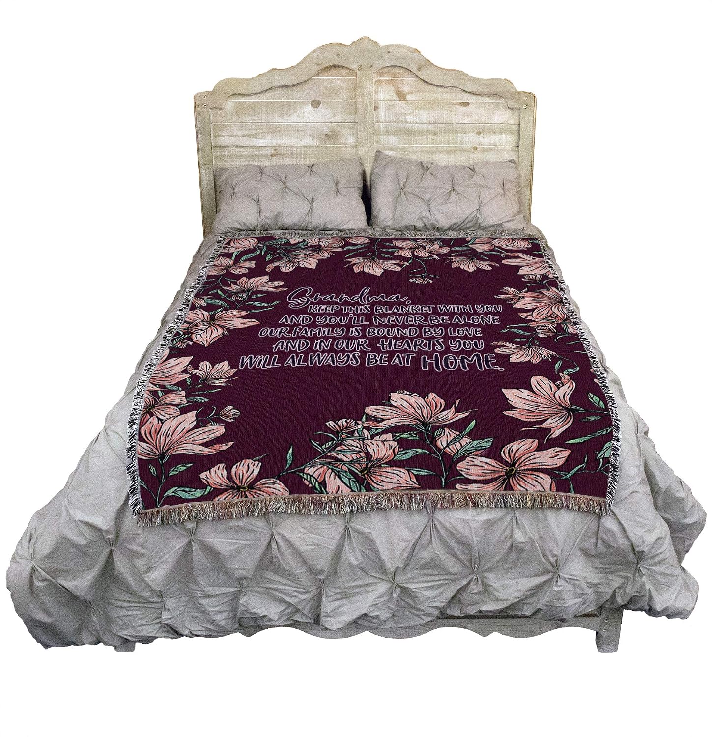 Pure Country Weavers Grandma - Keep This with You and You'll Never Be Alone Blanket 2 - Gift Tapestry Throw Woven from Cotton - Made in the USA (72x54)