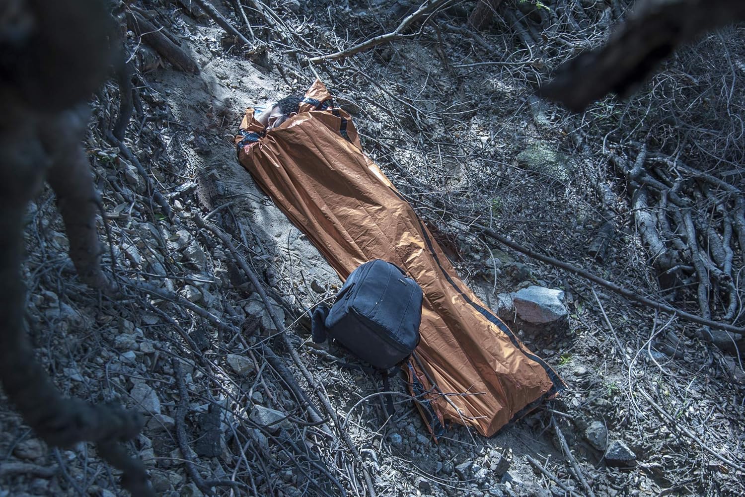 SE Survivor Series Camouflage Reusable Bivy Sleeping Bag - EB122CF: Home Improvement