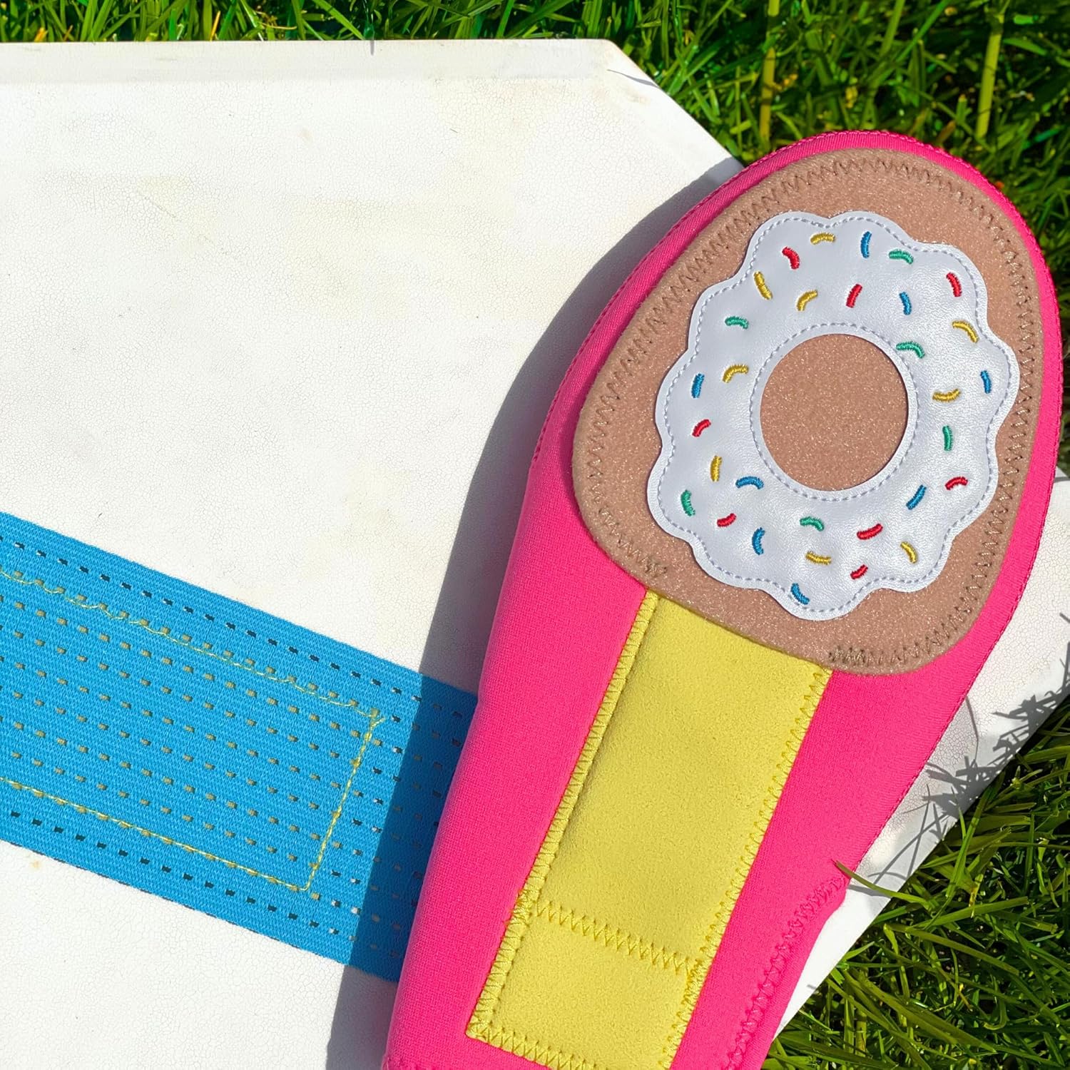 Youth Sliding Mitt for Baseball & Softball Sliding Mitt for Ages 6-18 | Donut Baseball Mitts, Limited Edition Summer Style for Youth Baseball & Softball Players