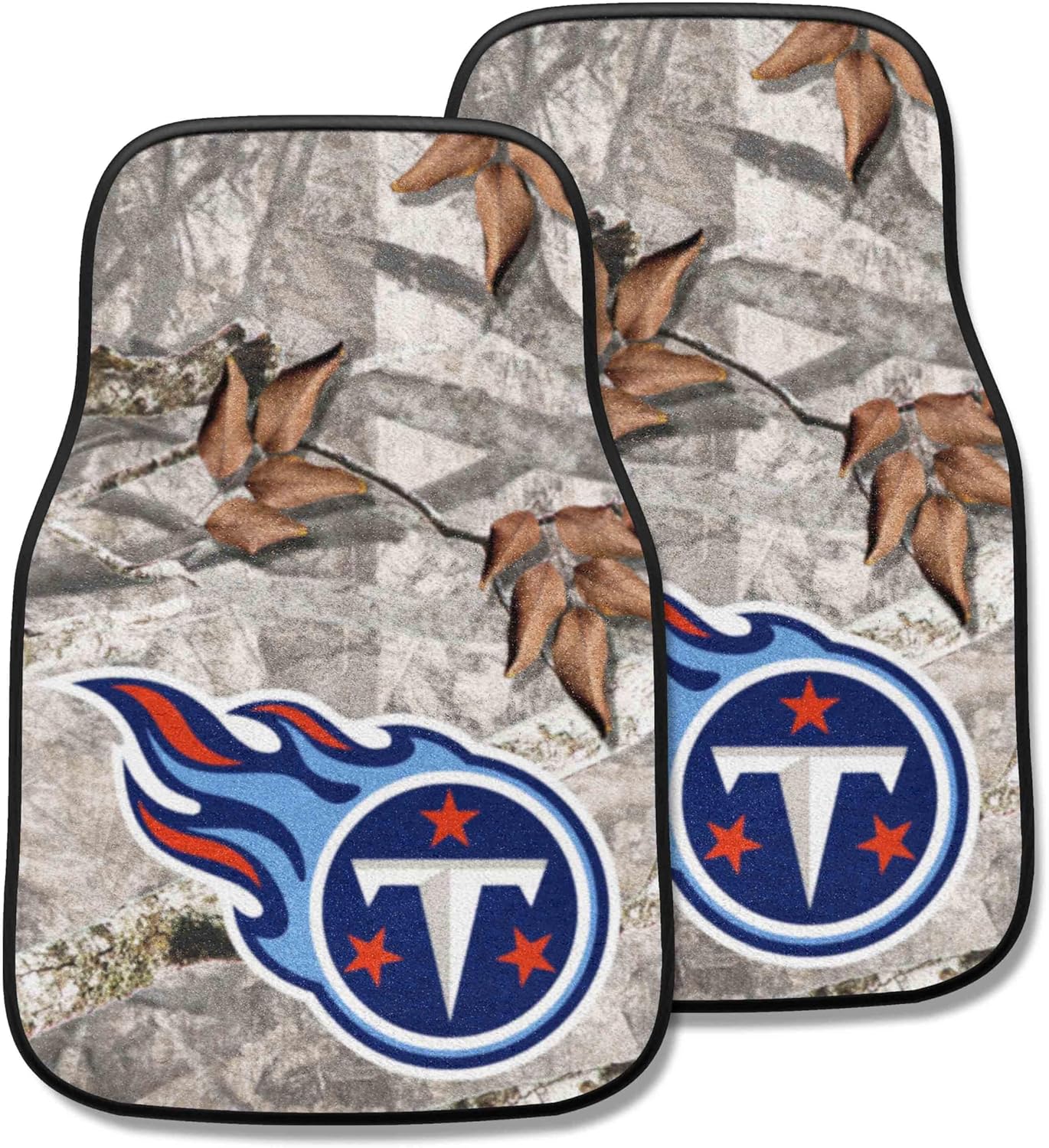 FANMATS 25518 Tennessee Titans 2-pc Carpet Car Mat Set