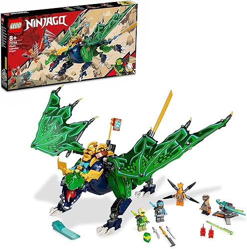 LEGO NINJAGO Lloyds Legendary Dragon 71766 Building Kit PlaysetNinja Battle Toy