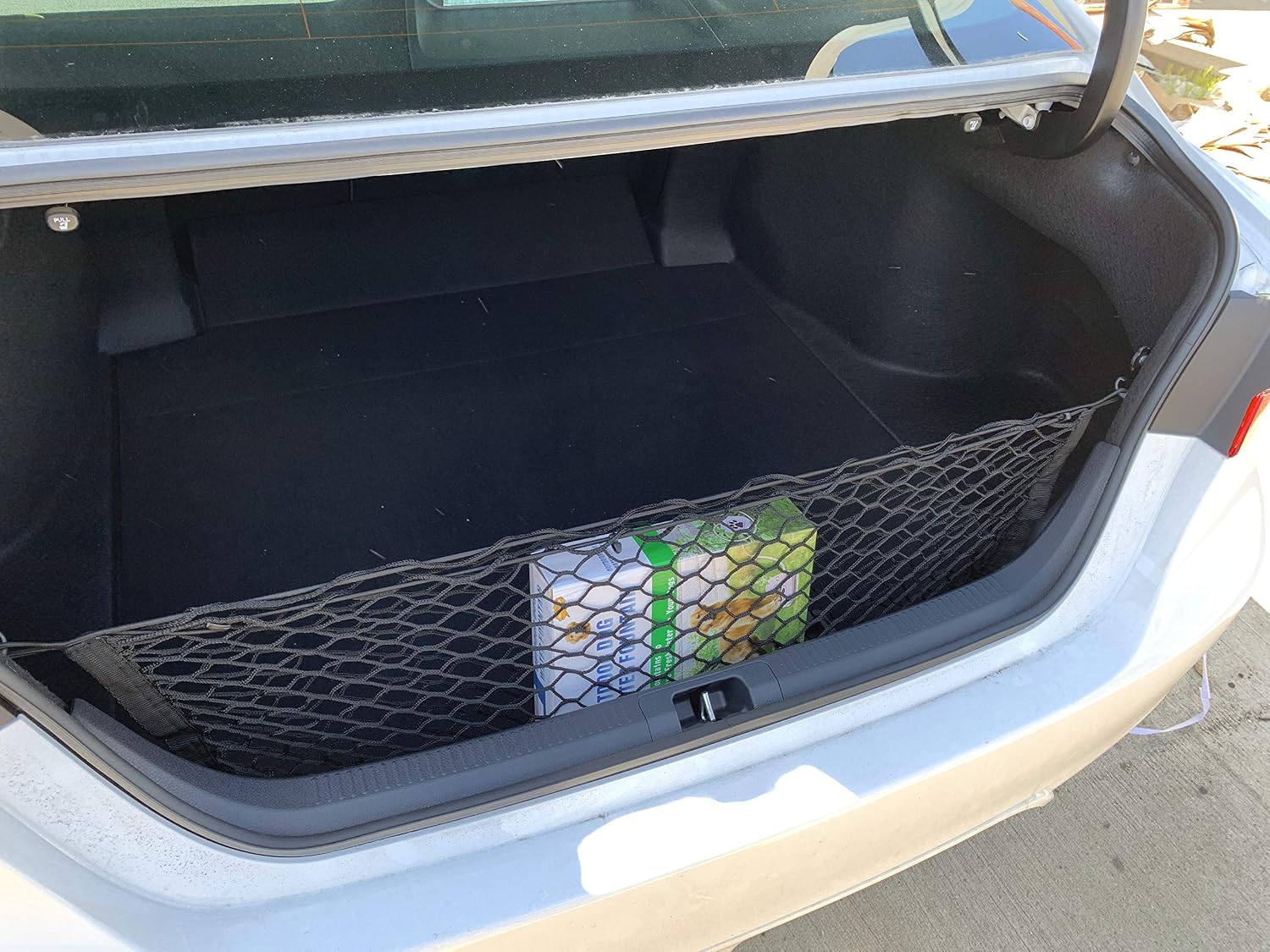 Envelope Style Automotive Elastic Trunk Mesh Cargo Net for Toyota Camry 2018-2023 - Premium Trunk Organizers and Storage - Luggage Net for Sedan - Best Car Organizer for Toyota Camry Hybrid