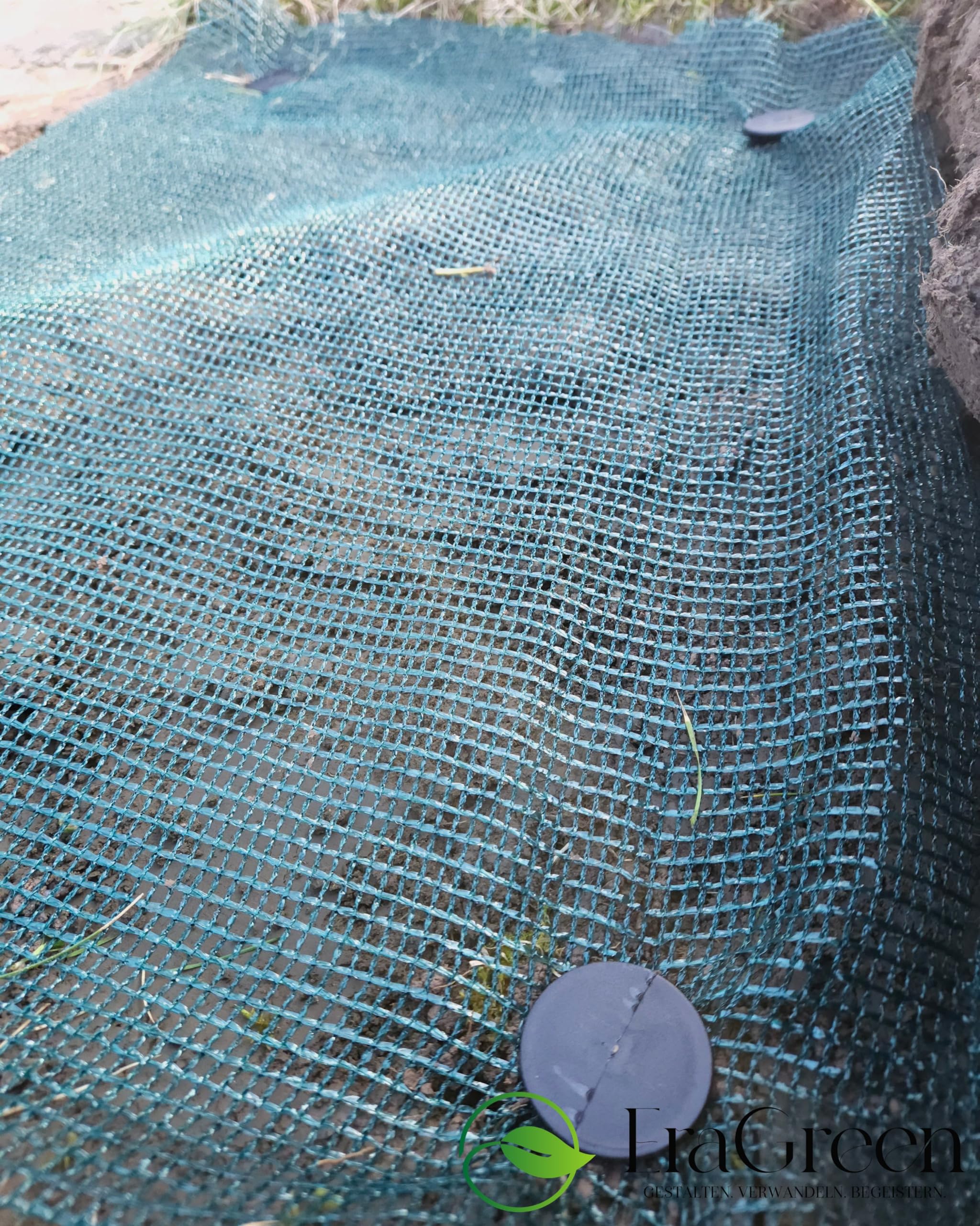 EraGreen Red antitopos de 3 m x 60 m, protección contra topos para césped enrollado y césped, protección contra topos para su jardín