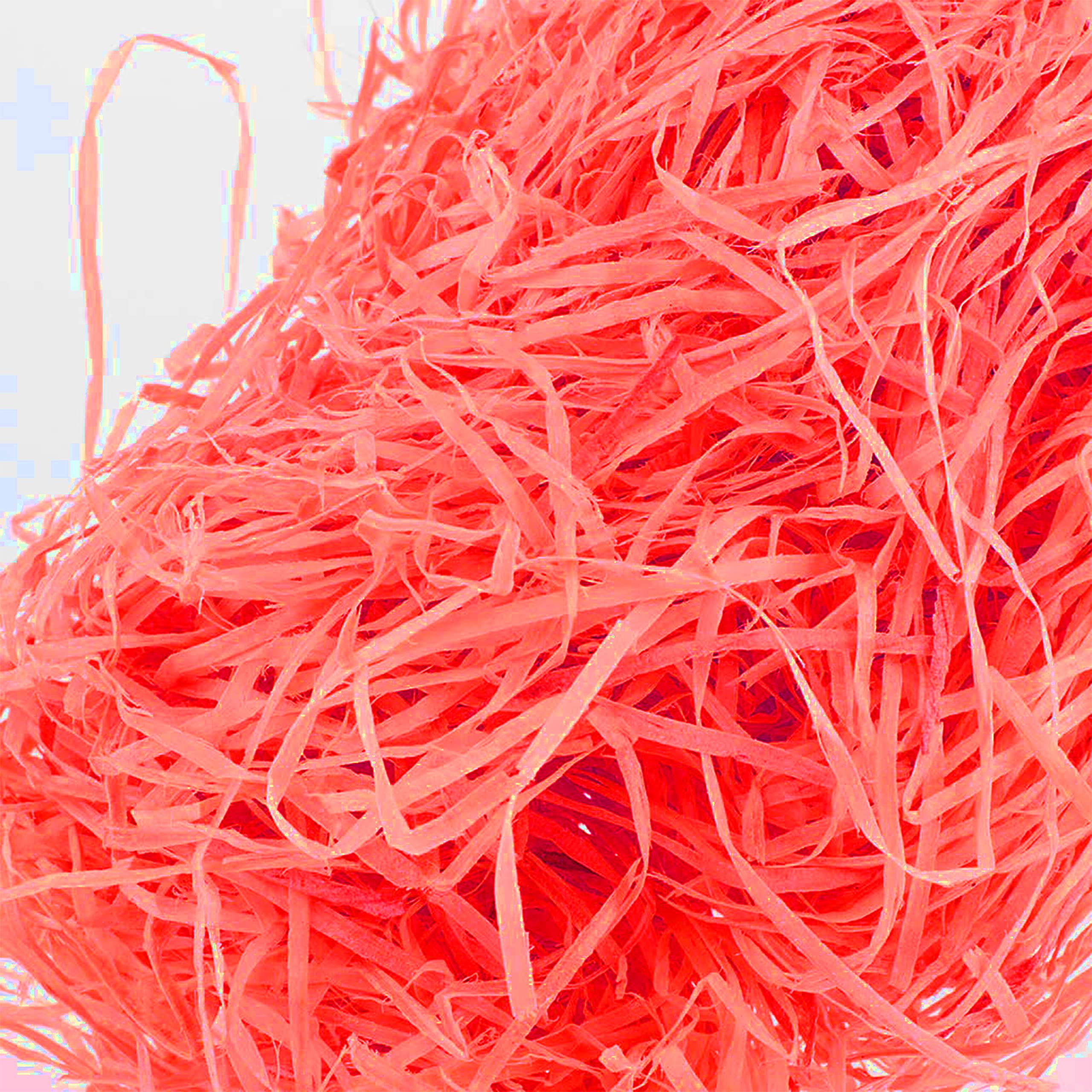 Woodcraft Original Wood Wool Filler Stuffing Shredded Wood Excelsior for Gifts and Hampers, 2packets of 100gms (Red)