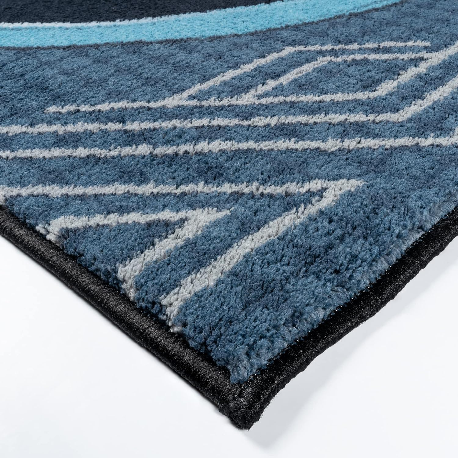 Gertmenian Marvel Black Panther Indoor Area Rug - 3x5 Small, Non-Slip, Ideal for Children in Bedroom, Game Room, Classroom, Nursery or Play Area - Black/Blue, 19867