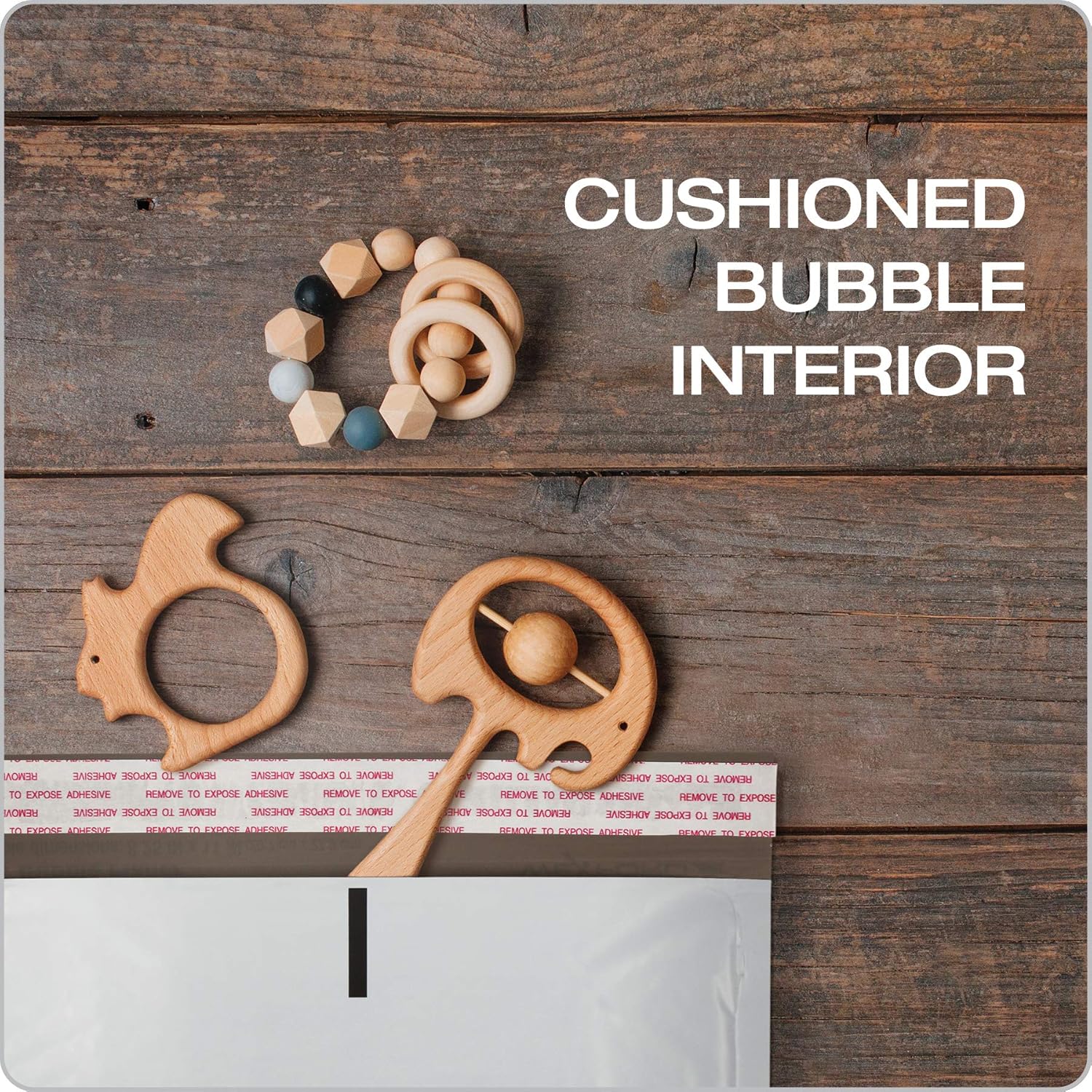 Quality Park Bubble Mailers, 8.25 x 11 Shipping Envelopes, Water Resistant White Poly Padded Envelopes, Redi-Strip Peel Off Closure, 25/Box (QUA85760) : Office Products