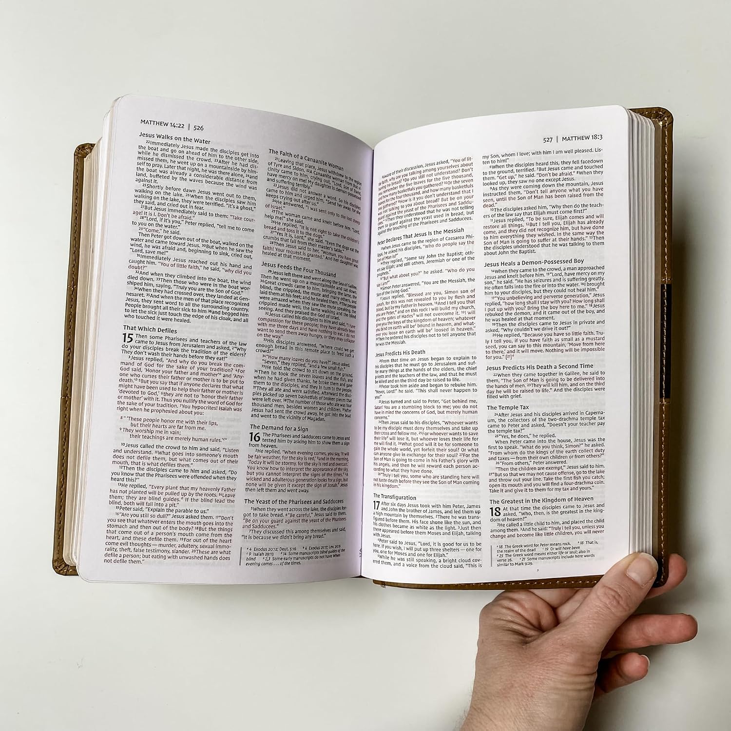 JOY CREATIVE Personalized NIV Bible, Brown with Cross and Holy Bible, Option to Customize with Hand Lettered Name on Cover