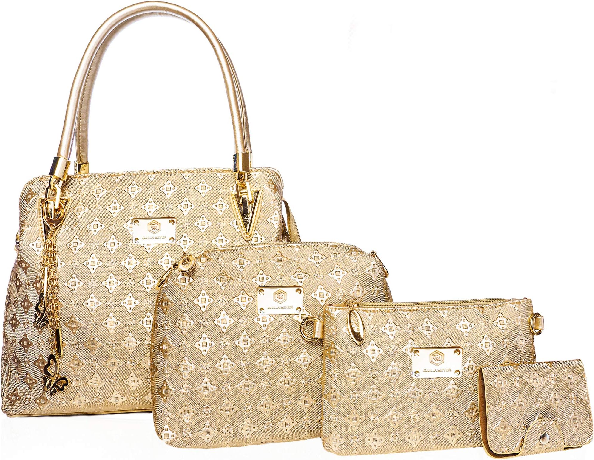 Handbags for Women | Womens Bags Shoulder Bags Ladies Handbags | Purses Clutch Totes Satchel (Gold)