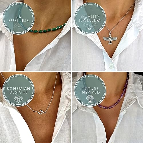 Miniatura 5 de Collar con colgante de concha de ojo Shiva de plata de ley 925 para mujer, 18 pulgadas, Plata esterlina, Shiva-Eye