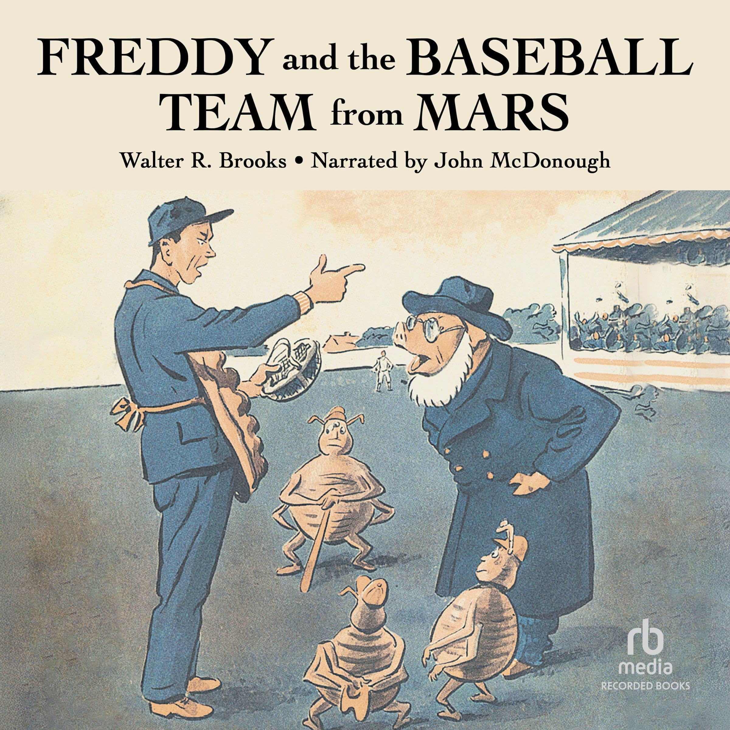 Cover art for Freddy and the Baseball Team from Mars