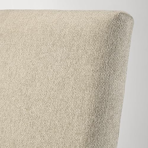 Miniatura 8 de Roundhill Furniture Rocco - Juego de 2 sillas de comedor contemporáneas de madera maciza, color beige