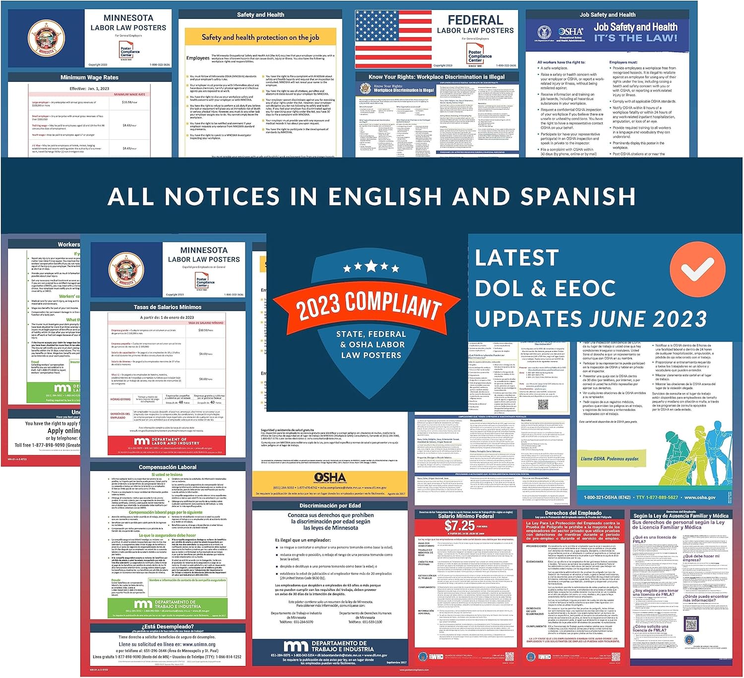 Labor Law Posters 2023 Minnesota Labor Law Poster State
