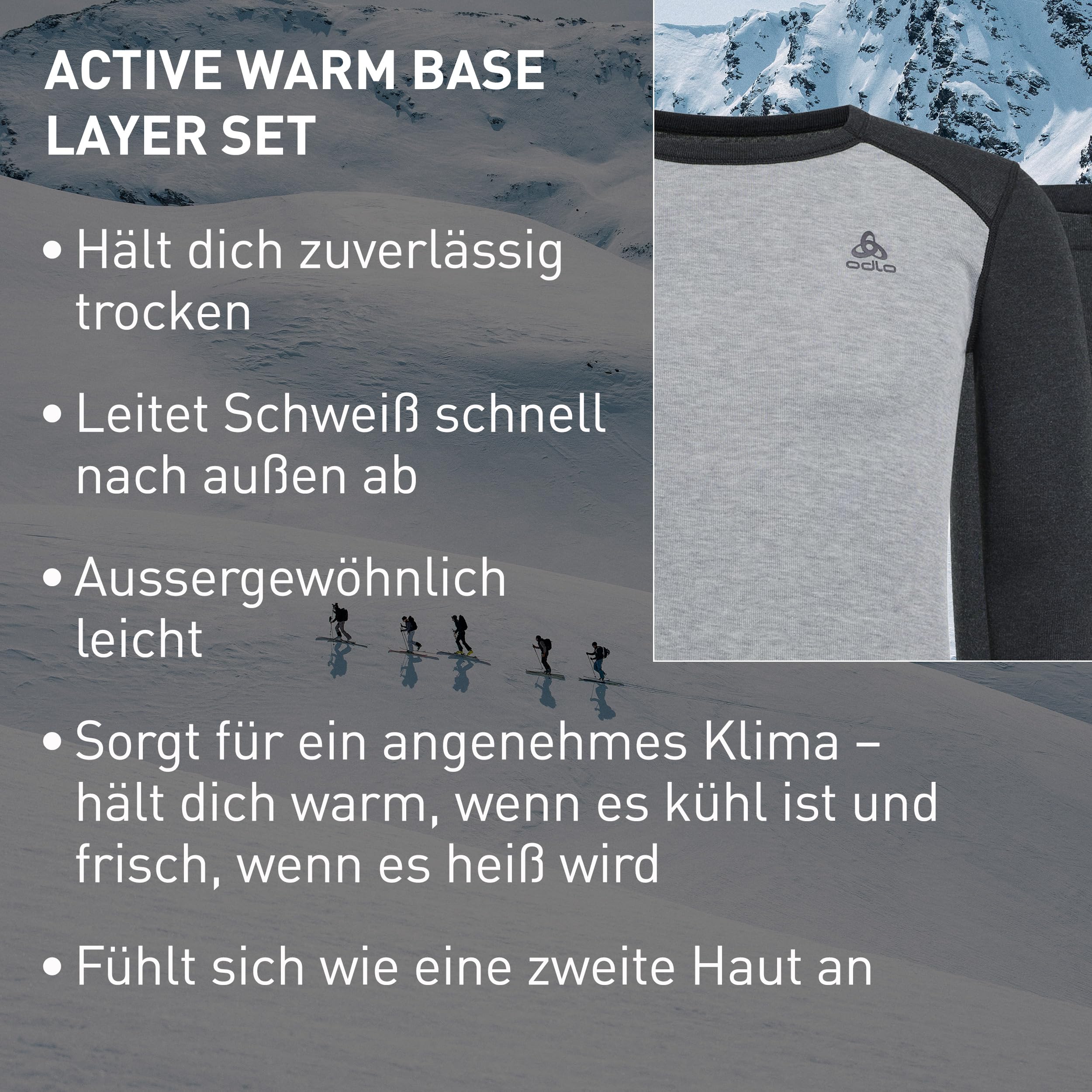 Odlo Herren Active Warm Eco Set