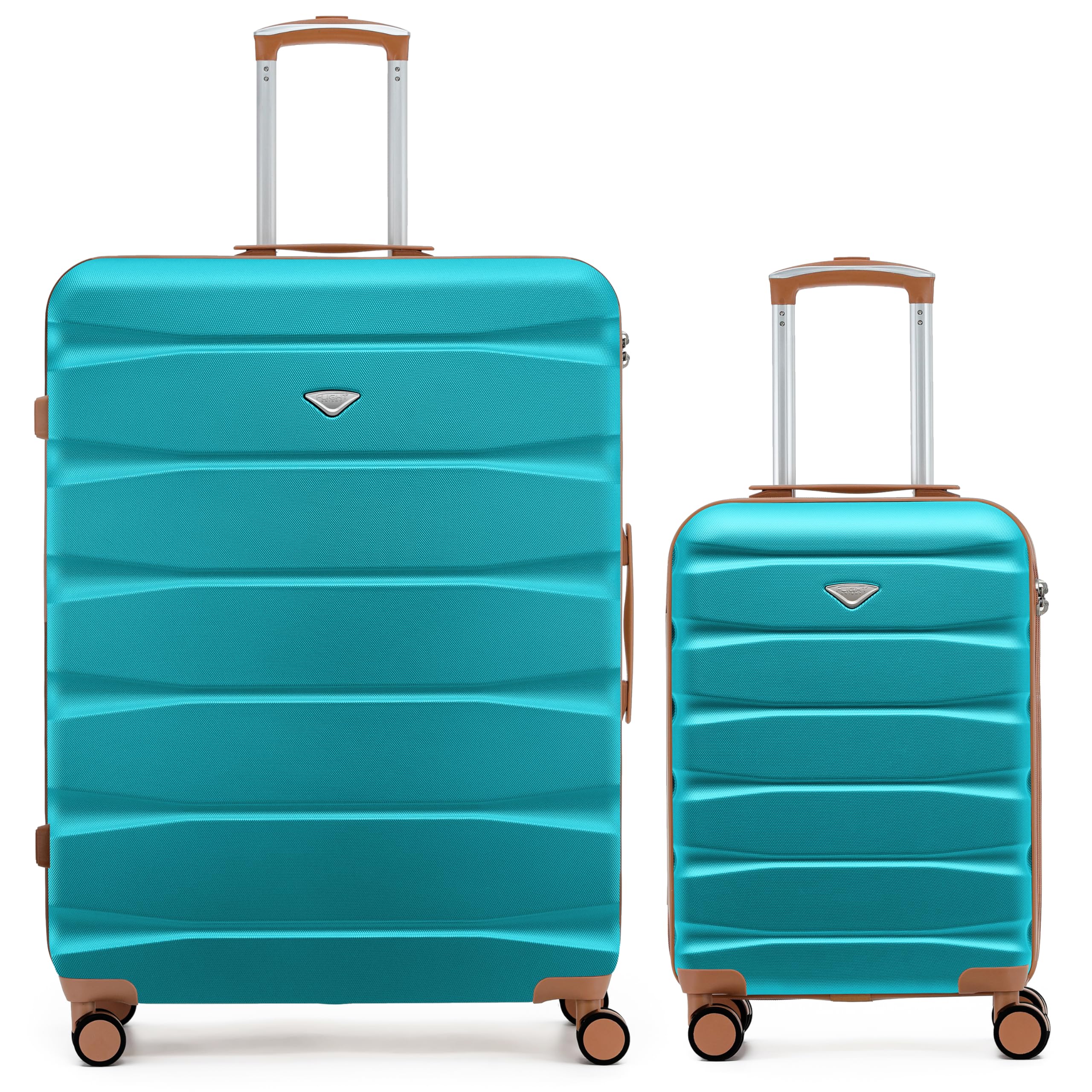 Flight Knight Underseat Cabin Suitcase 45x36x20cm | Free Hand Luggage for EasyJet & Wizz Air | Lightweight ABS Hard Shell with 8 Silent-Glide Spinner Wheels | Max Space Travel Bag — view 76