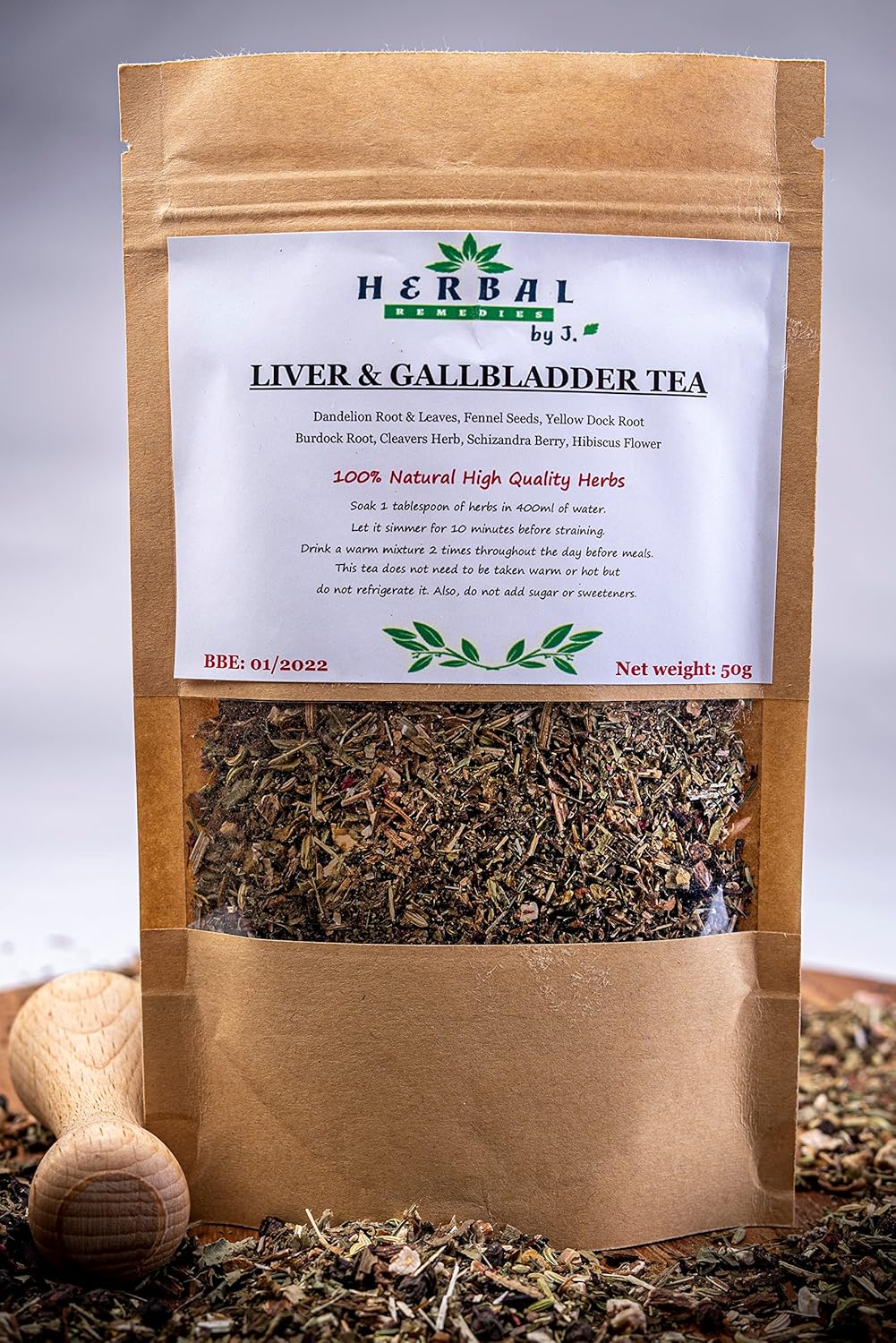 Liver Tea Detox Cleanse Pure Loose Blend - Herbal Blend to Eliminate