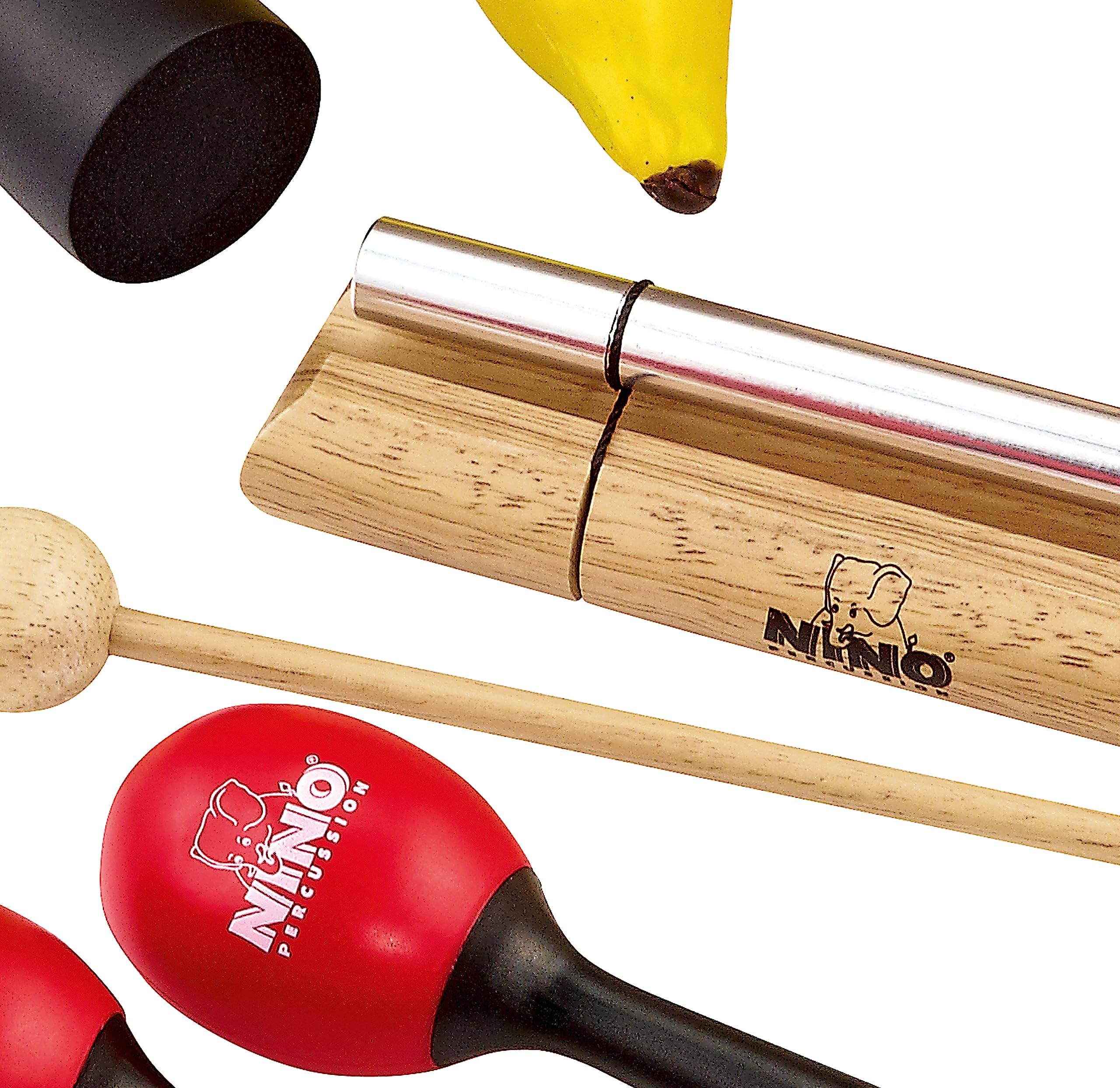 Nino Percussion NINOSET2 – Assortimento Set (5 pezzi), per asili, NINOSET515