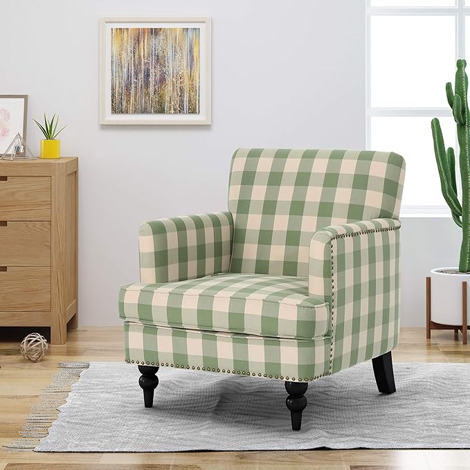 Sillón Tapizado Verde Menta miniatura 2
