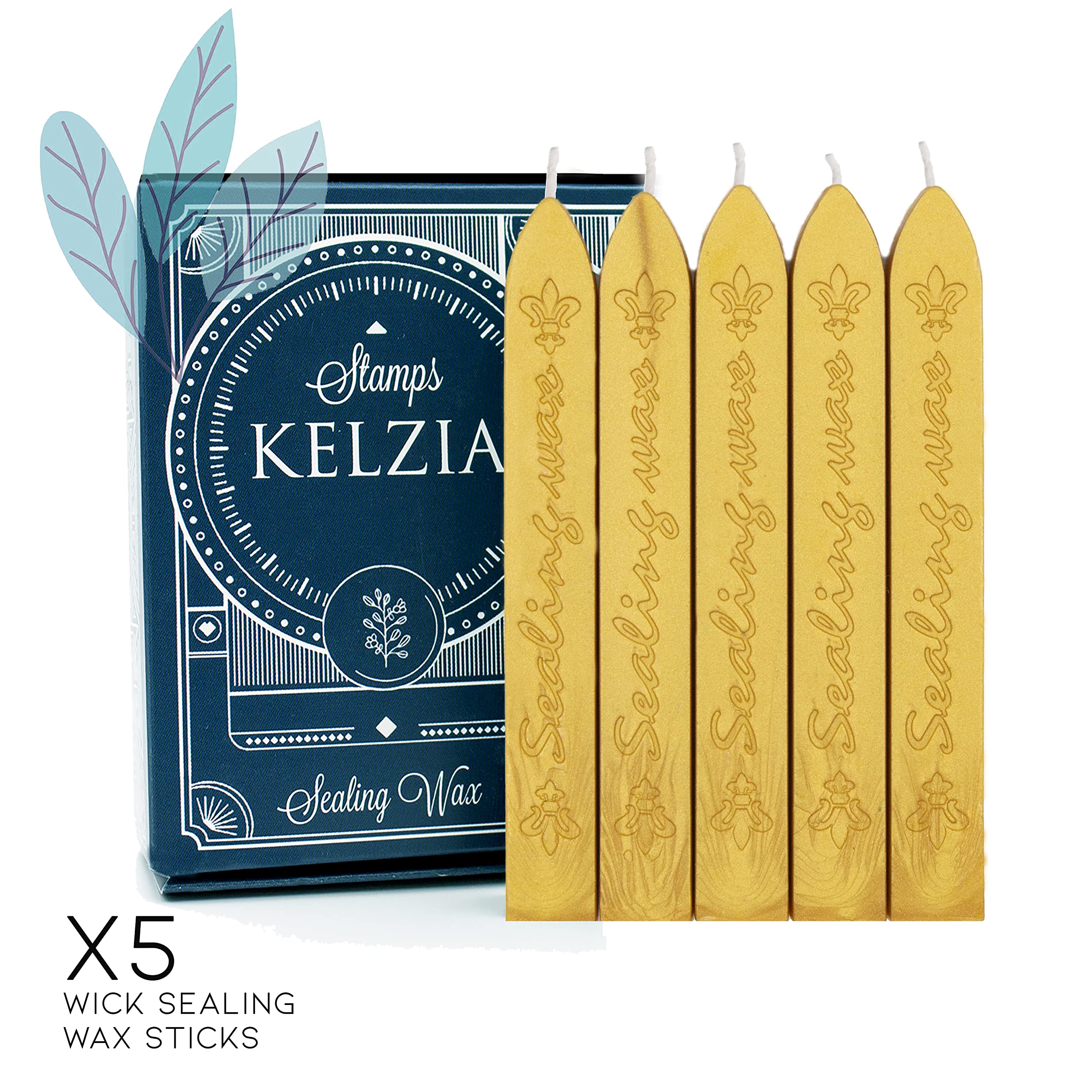 Siegellack Stäbchen 10 Siegelwachs-Stäbe Mit Docht - Vintage Siegellack Für Briefe, Einladungen & Geschenke Wax Stick