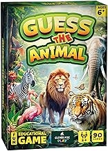 Guess The Animal – Educational Guess in 5 Clues Game for Kids & Family – Fun Children’s Guessing Game for Learning Animals, Perfect for Home, School or Travel – Girls, Boys Ages 6, 7, 8, 9, 10