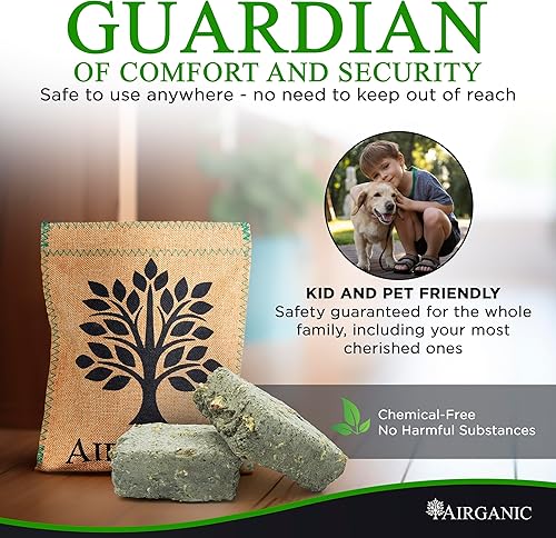 Miniatura 6 de Absorbentes de humedad, deshumidificador seguro  Hecho en Estados Unidos y totalmente natural de minerales  Desecante reutilizable, accesorio