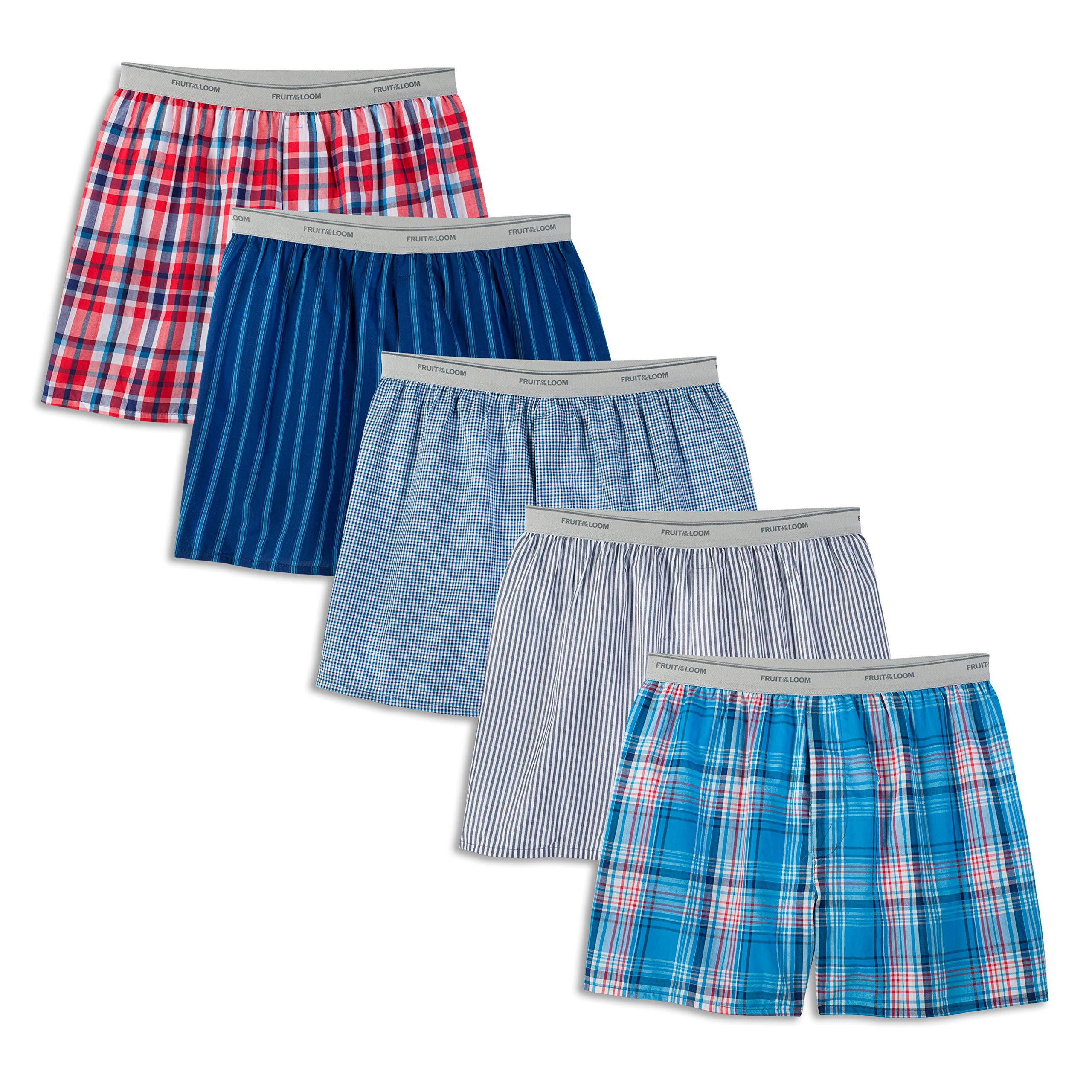 Men's Woven Tartan and Plaid Boxer Multipack