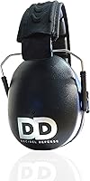 Decibel Defense 37dB NRR Professional Safety Ear Muffs - Top Rated Comfortable Shooting & Industrial Hearing Protection (Black)