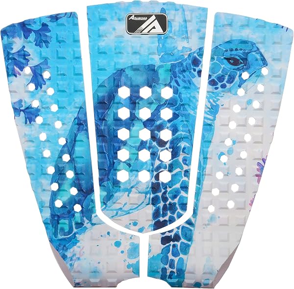 3 pezzi Stomp Pad Tavola da Surf EVA Traction Pad adesivo professionale Tail Pad / Si applica a tutte le tavole – tavole da surf, shortboard, longboard, skimboard/scelta di colori multipli - 4