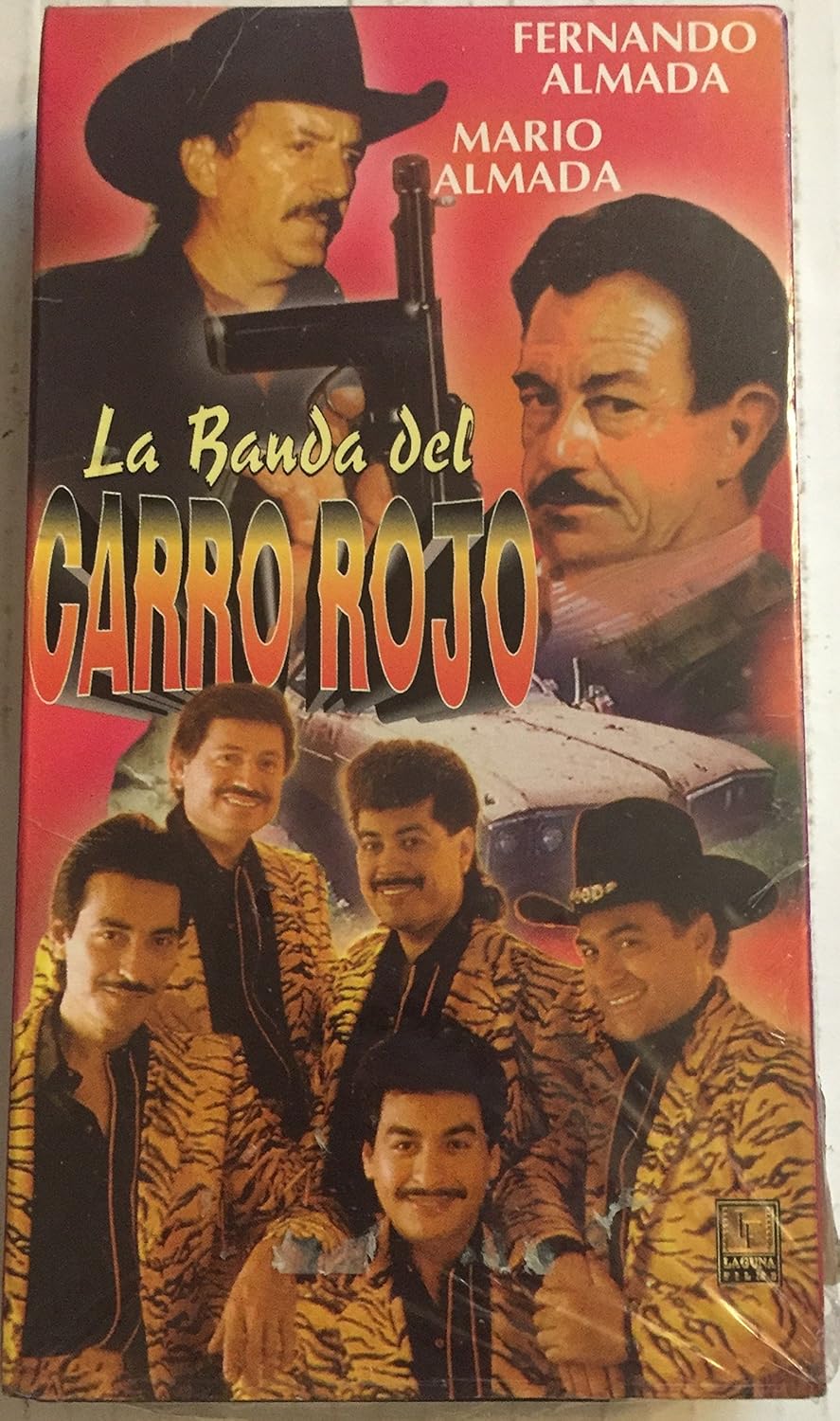La Banda Del Carro Rojo [VHS] Mario Almada, Fernando