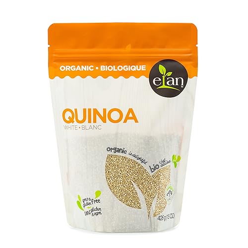 Vista 5 de ELAN Quinoa blanca orgánica, 120 onzas, sin OMG, vegana, sin gluten