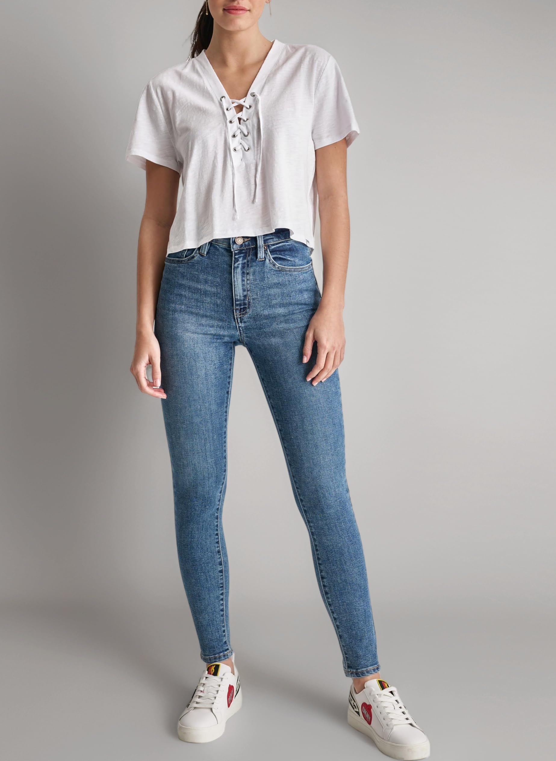 DKNY Women's Bleecker Shaping Skinny Jeans Jeans