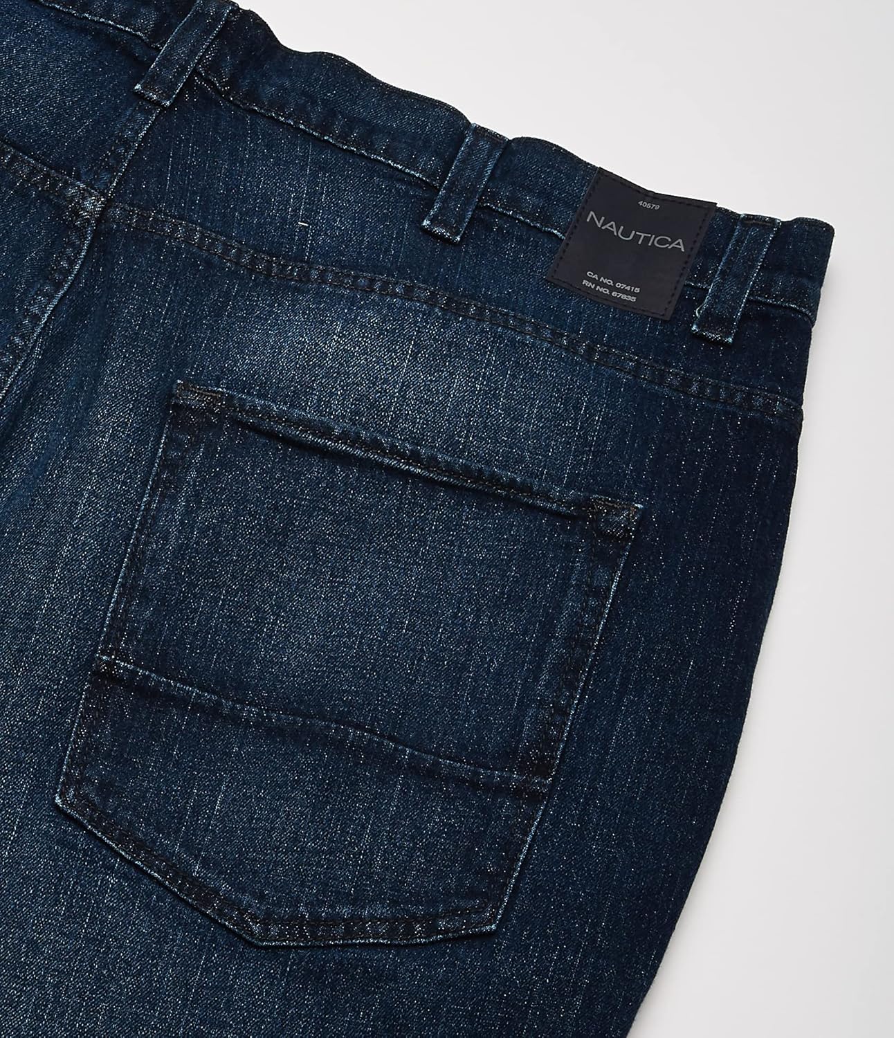Nautica Men's Relaxed Fit Denim Jeans, Pure Deep Bay Wash, 36W 30L