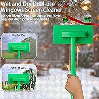 Vista 3 de MyLifeUNIT 2 paquetes de limpiador de pantalla de malla, cepillo de limpieza de pantalla de ventana desmontable, herramienta de limpieza de pantalla