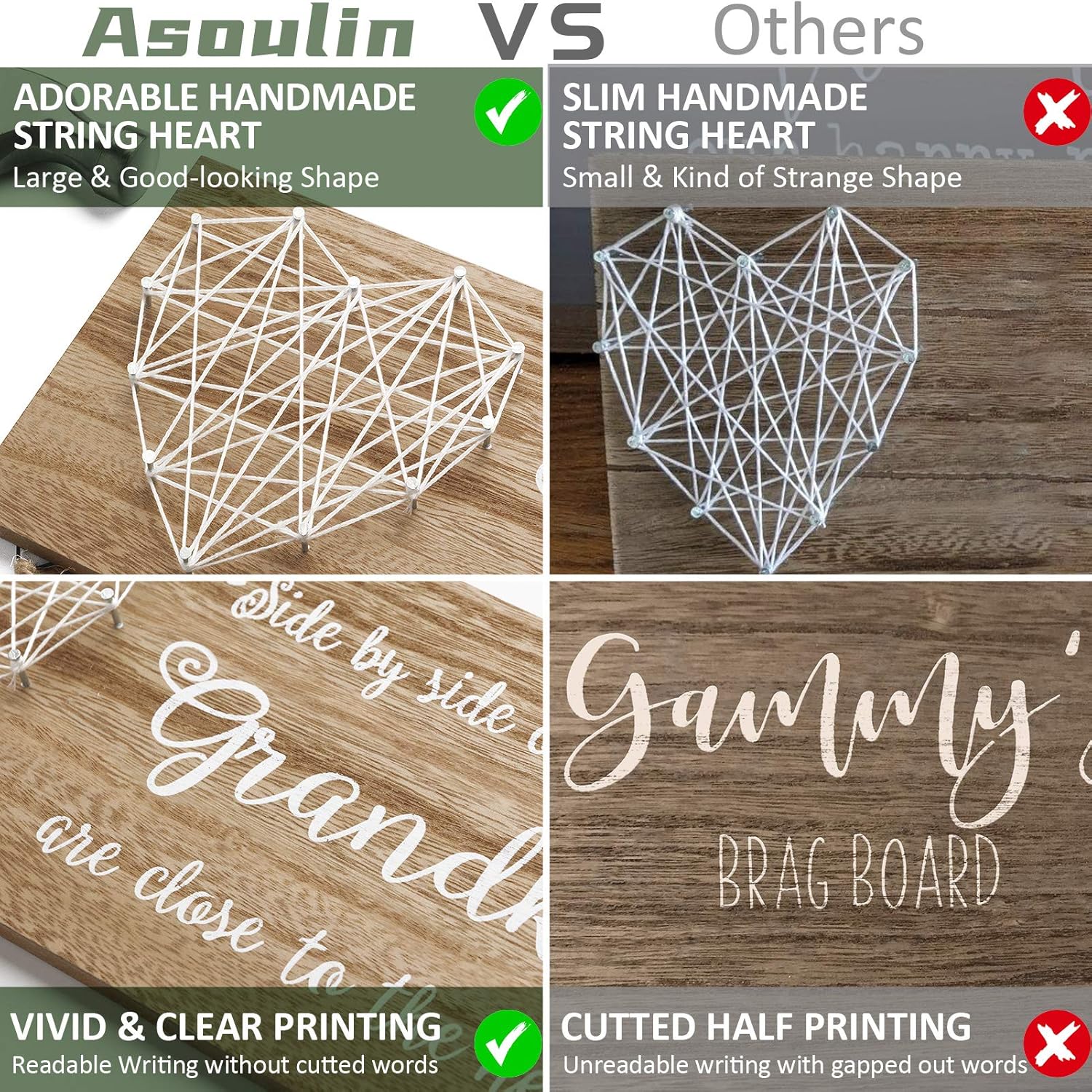 Best Grandma Gifts Christmas Gifts for Grandma Picture Frame, Birthday Gift for Nana from Grandchildren Granddaughter Grandson, Grandkids Photo Holder Grandpa Gigi Nana Gift for Thanksgiving - Image 7